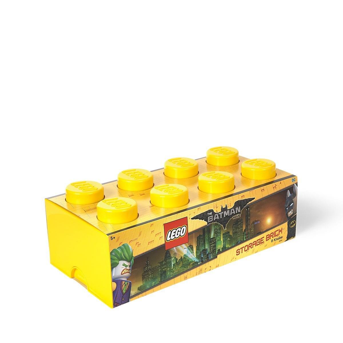 LEGO Storage Brick 8, Bright Yellow (Batman) Free Shipping