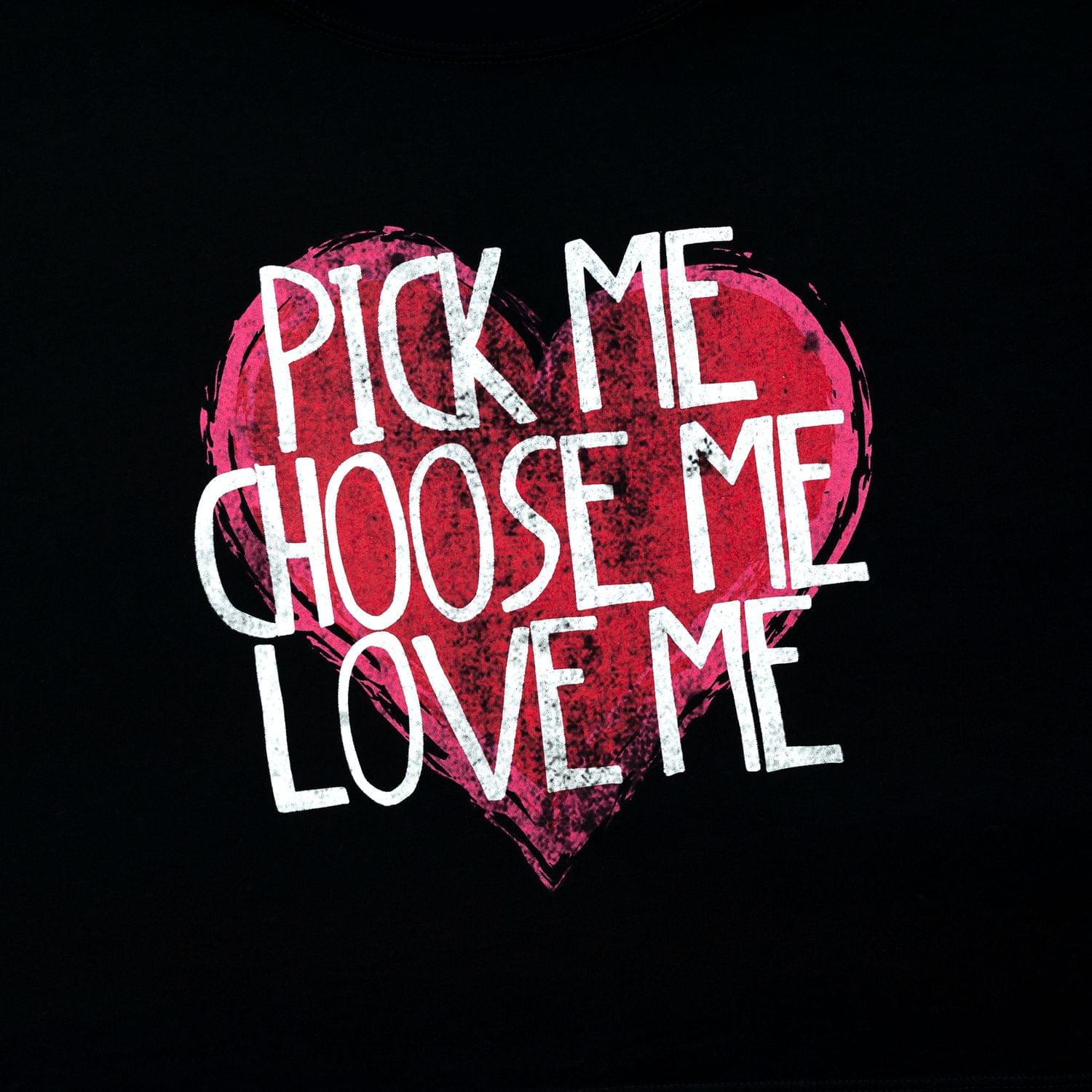 Greys Anatomy "Pick Me" Women's Black Crop Top