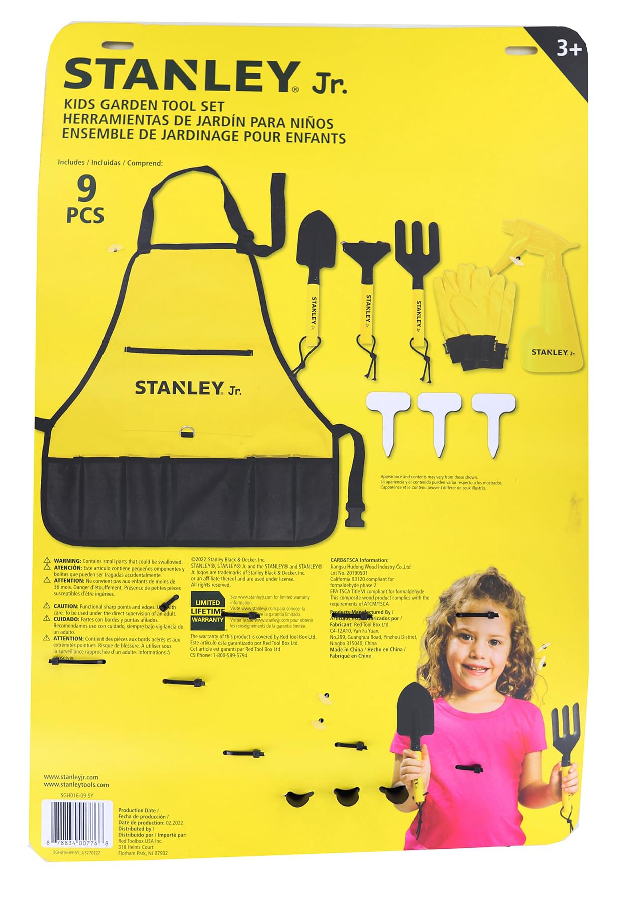 Stanley Jr. 9 Piece Garden Tool Set