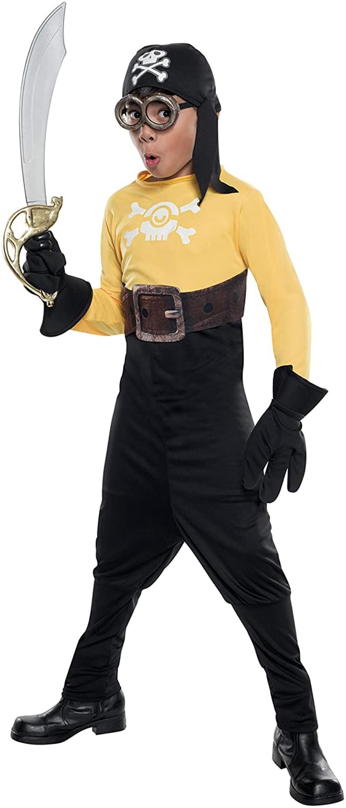 Minions Movie Pirate Child Costume | Free Shipping, image size:675x1575