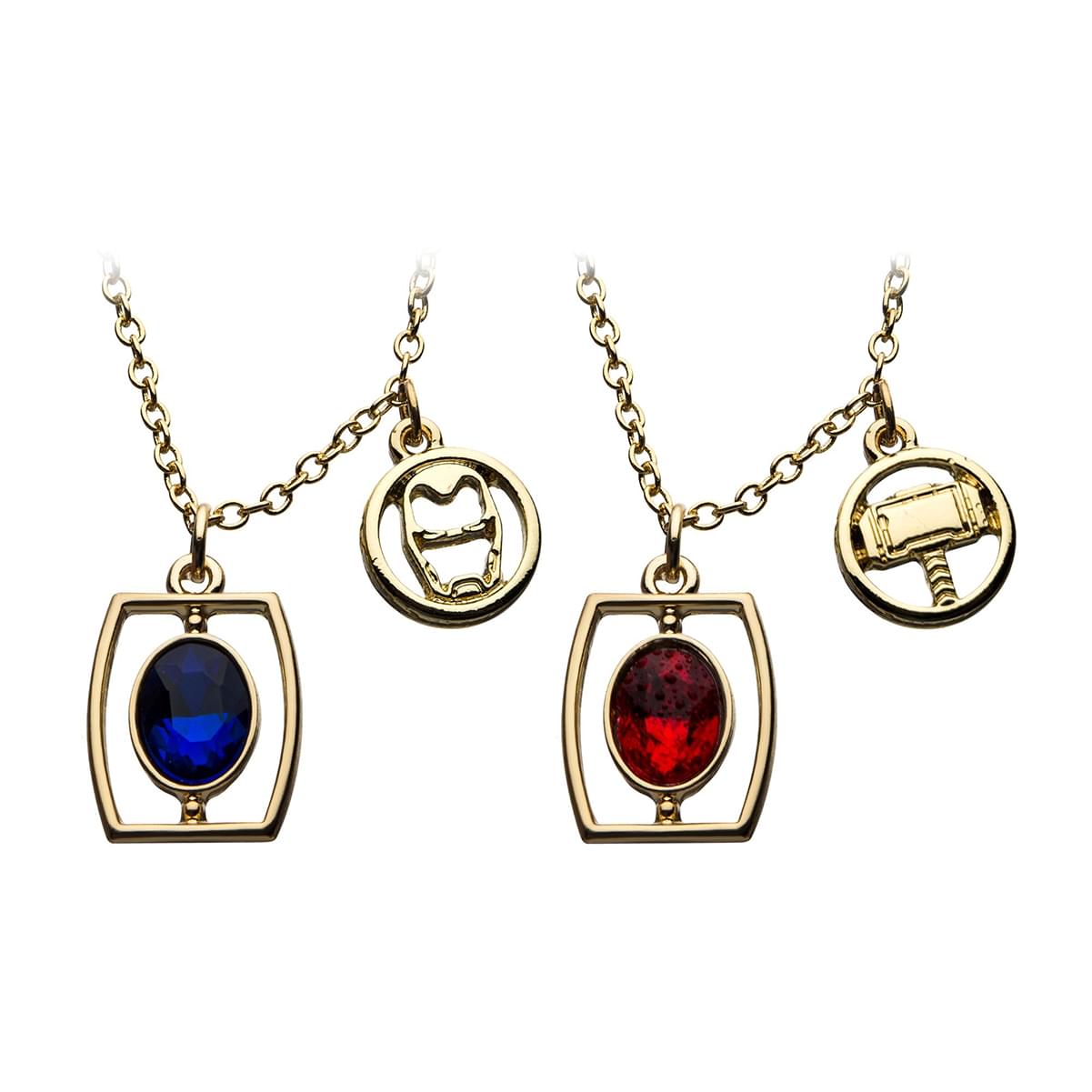 Marvel Infinity Stone Necklace Set | 6 Pieces
