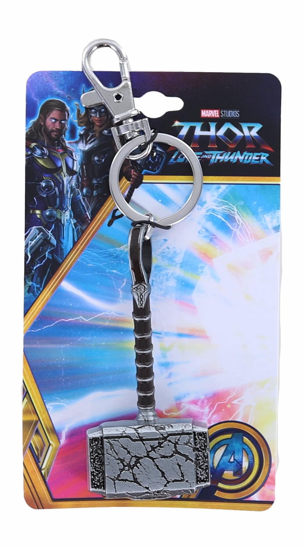 Marvel Thor Love and Thunder Mjollnir 3D Metal Keychain