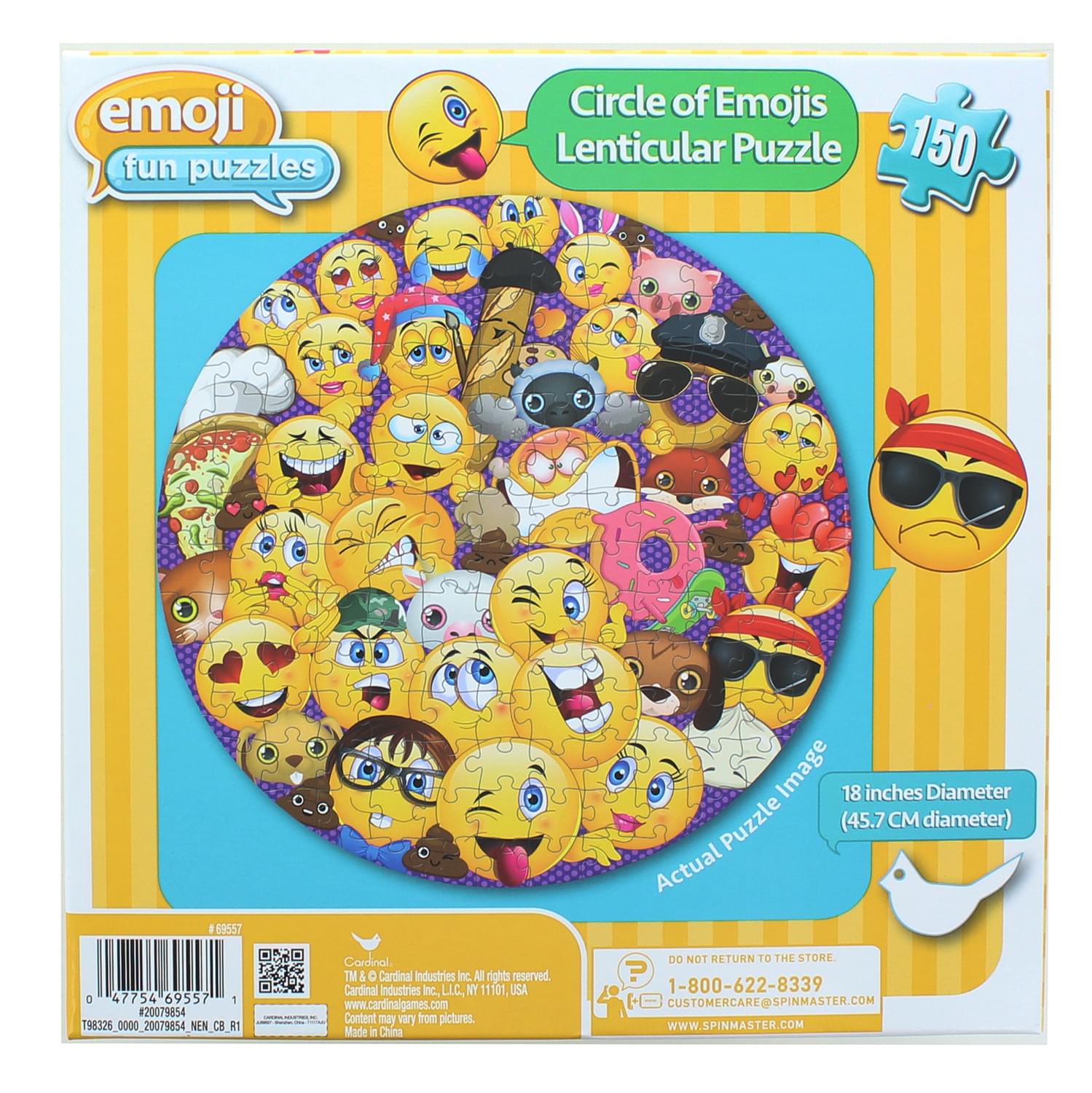 Emoji Fun 150 Piece Lenticular Jigsaw Puzzle