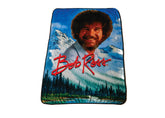 Bob Ross Design Soft and Cozy Throw Size Fleece Plush Blanket | 45 x 60 Inches