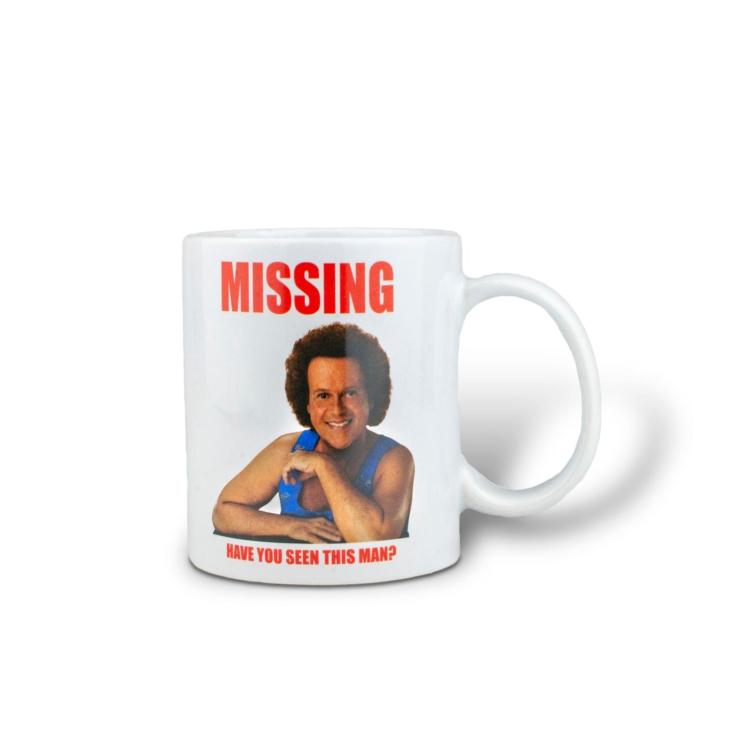 Richard Simmons Costume | Richard Simmons Have You Seen This Man Mug | 11 Ounces