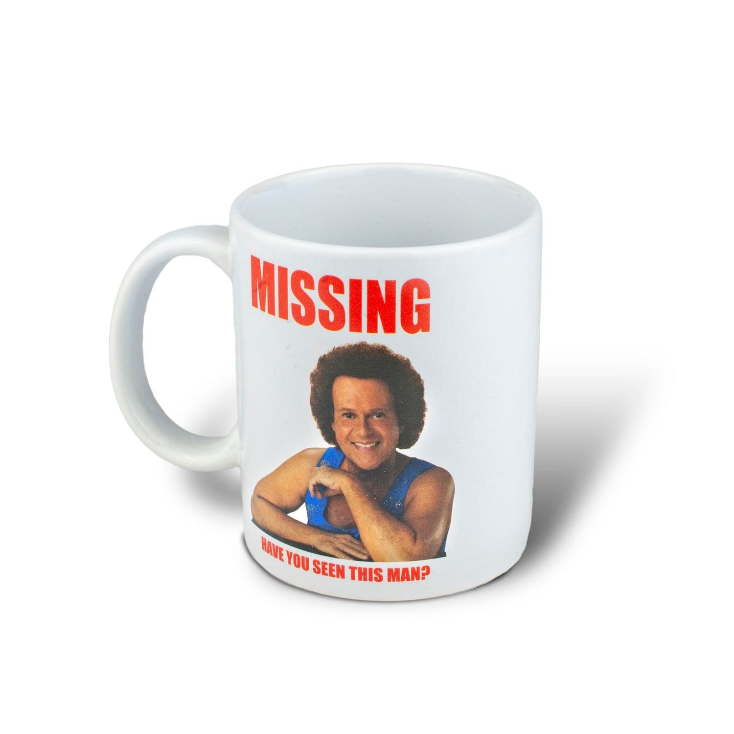 Richard Simmons Costume | Richard Simmons Have You Seen This Man Mug | 11 Ounces