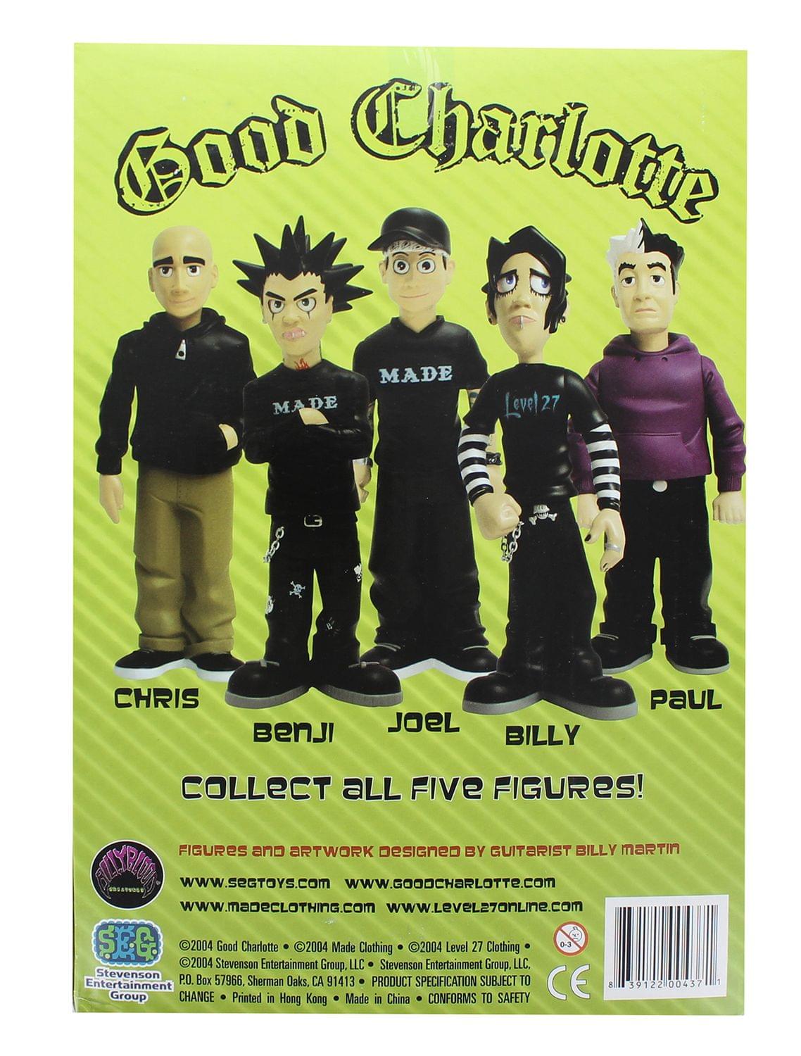 Good Charlotte Joel Rueben 8 Inch Vinyl Figure