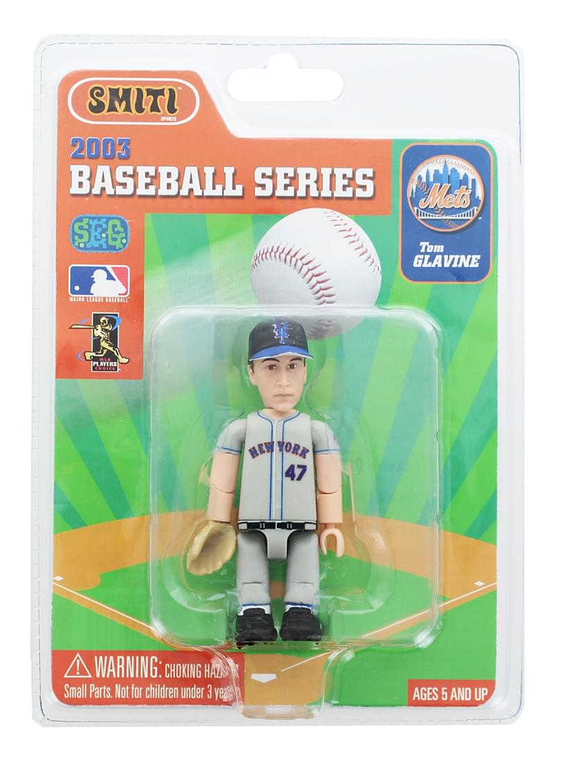 NY Mets MLB Baseball SMITI 3" Mini Figure: Tom Glavine