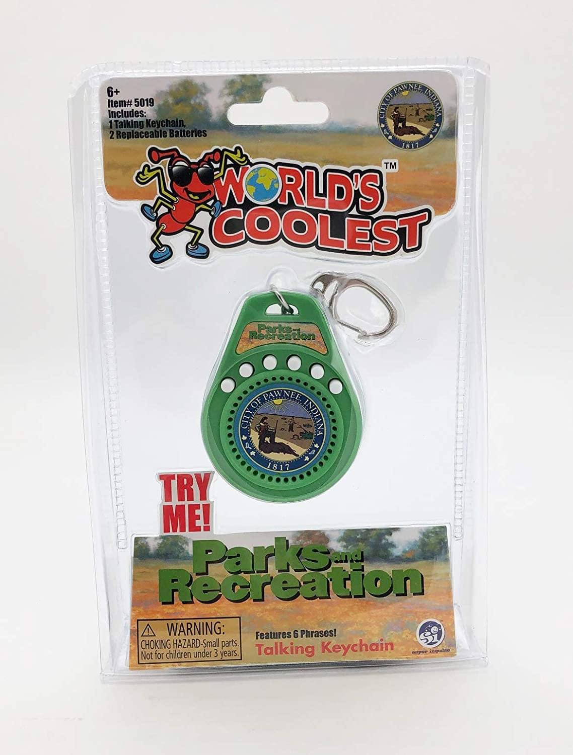 World's Coolest Parks & Rec Talking Keychain | 6 Quotes