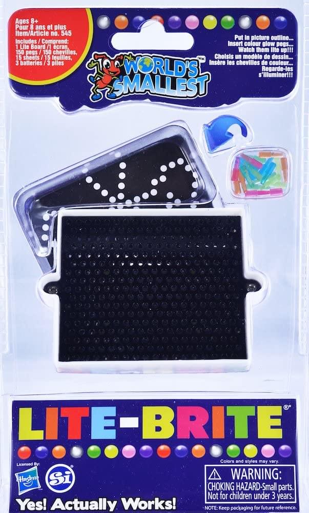 Worlds Smallest Lite Brite Novelty Toy