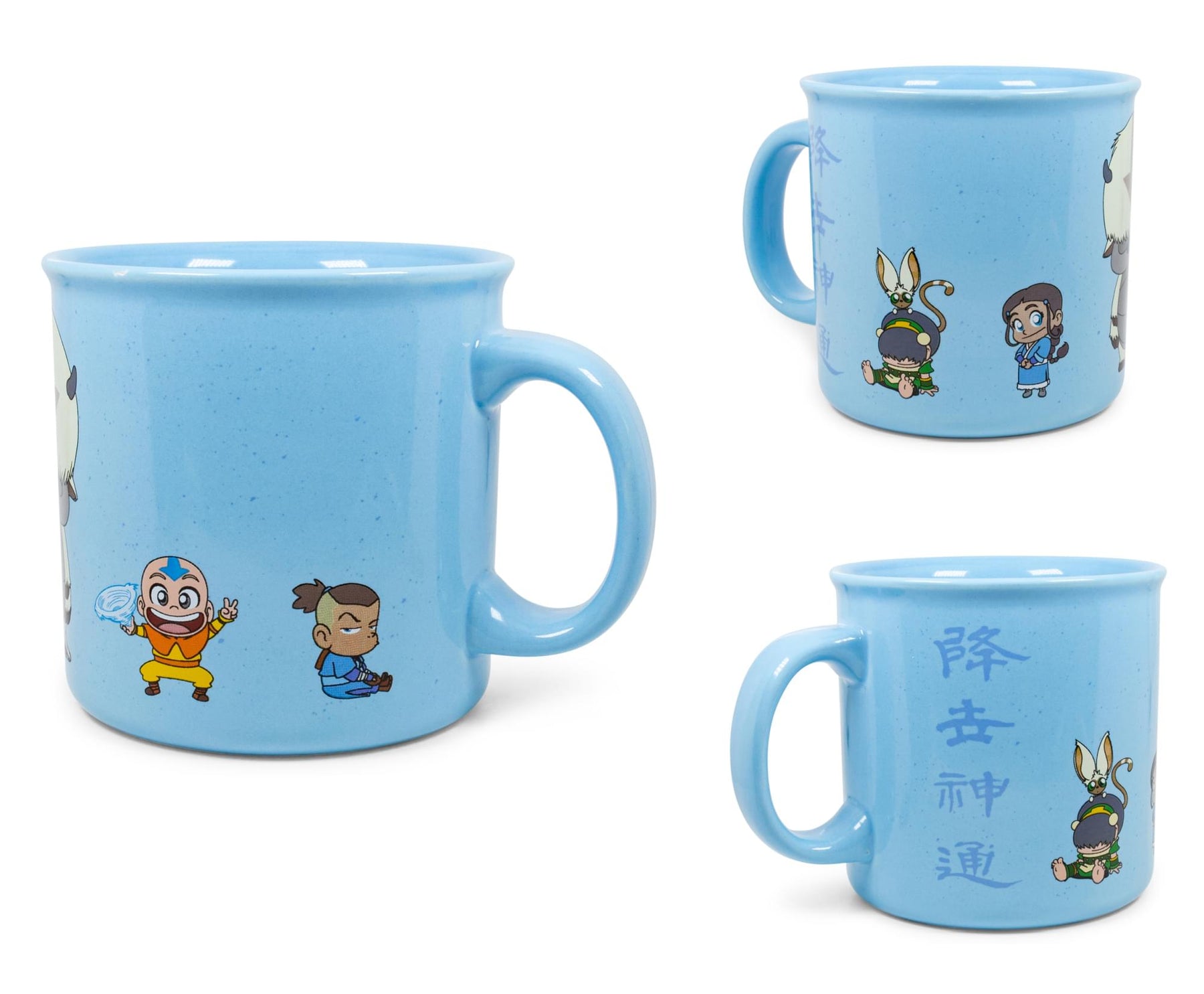 Avatar: The Last Airbender Chibi Character Ceramic Camper Mug | Holds 20 Ounces