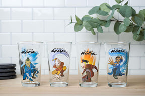 Avatar: The Last Airbender 16-Ounce Pint Glasses | Set of 4