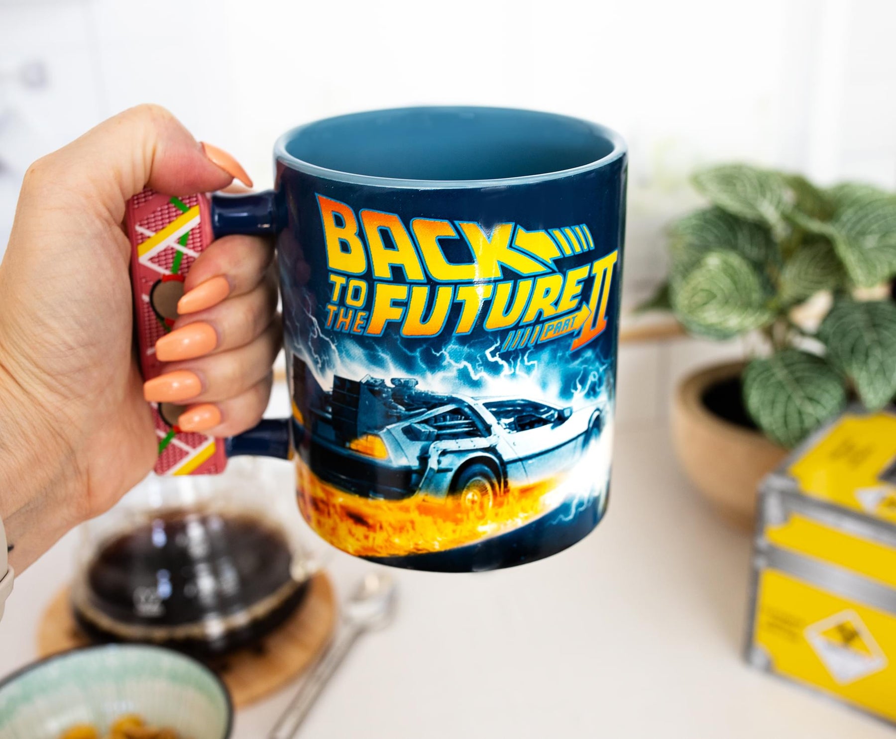 Back To The Future 2 Hoverboard Sculpted Handle Ceramic Mug | Holds 20 Ounces