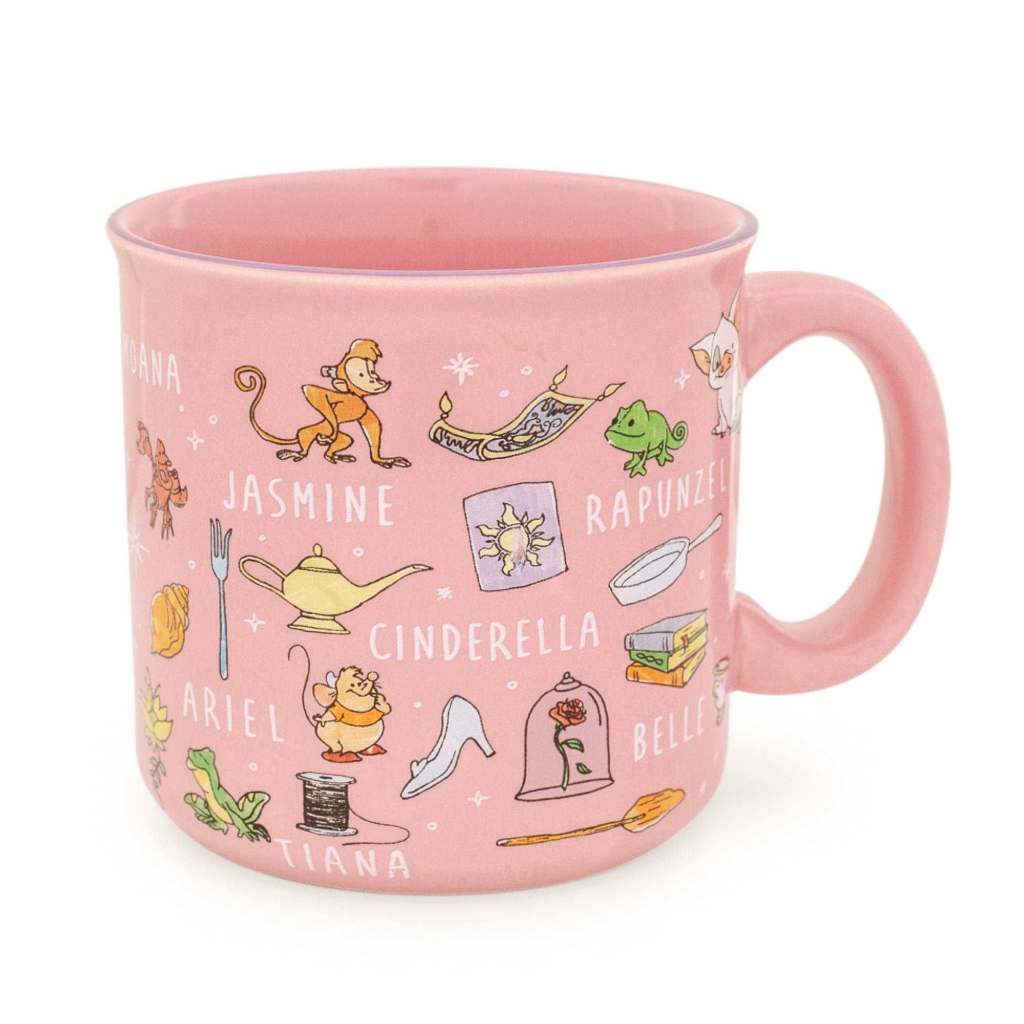 Disney Princess Icons Ceramic Camper Mug