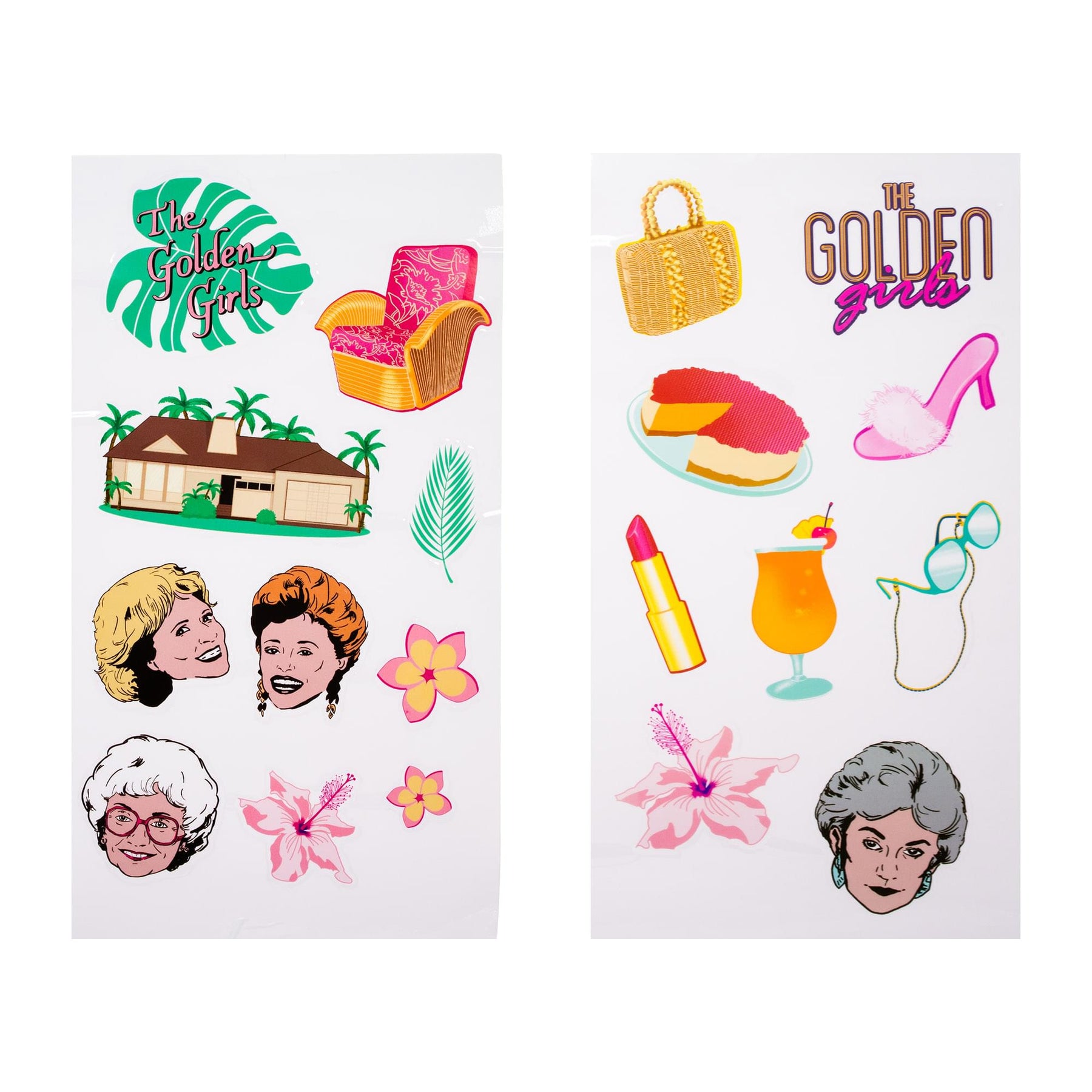 The Golden Girls 32-Ounce Twist Spout Water Bottle And Sticker Set