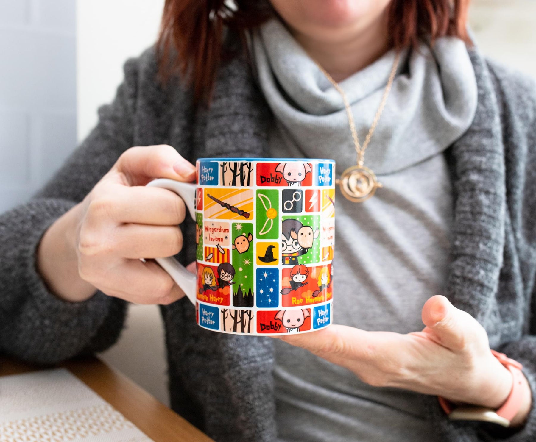 Harry Potter Chibi Characters Ceramic Mug | Holds 14 Ounces