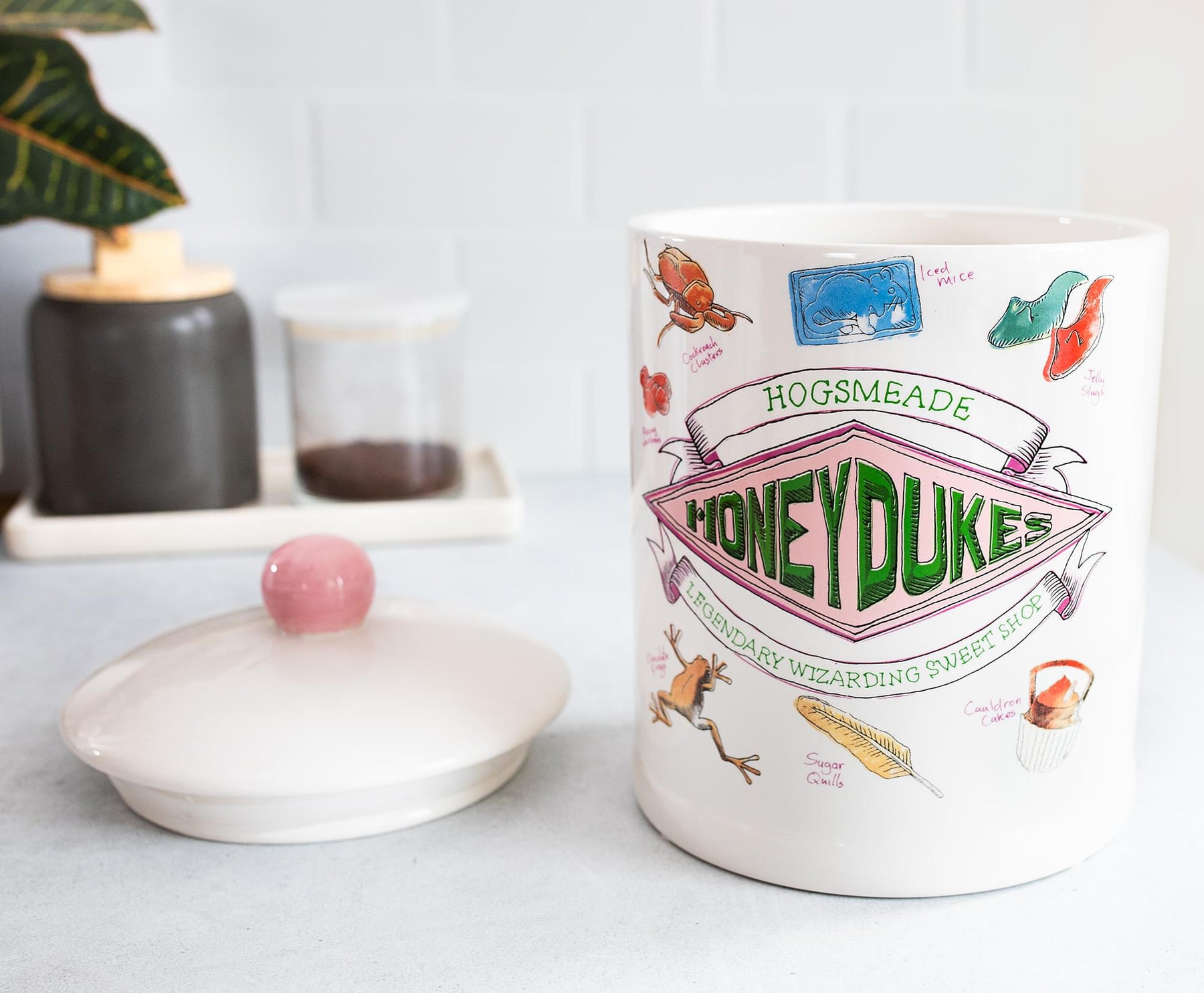 Harry Potter Honeydukes Sweets Ceramic Cookie Storage Jar | 10 Inches Tall