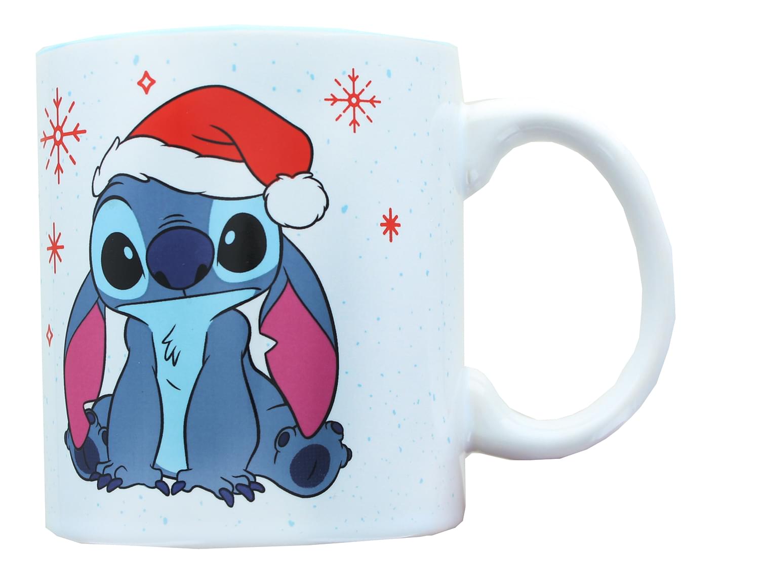 Disney Lilo & Stitch Santa Hat Ceramic Mug | Holds 20 Ounces