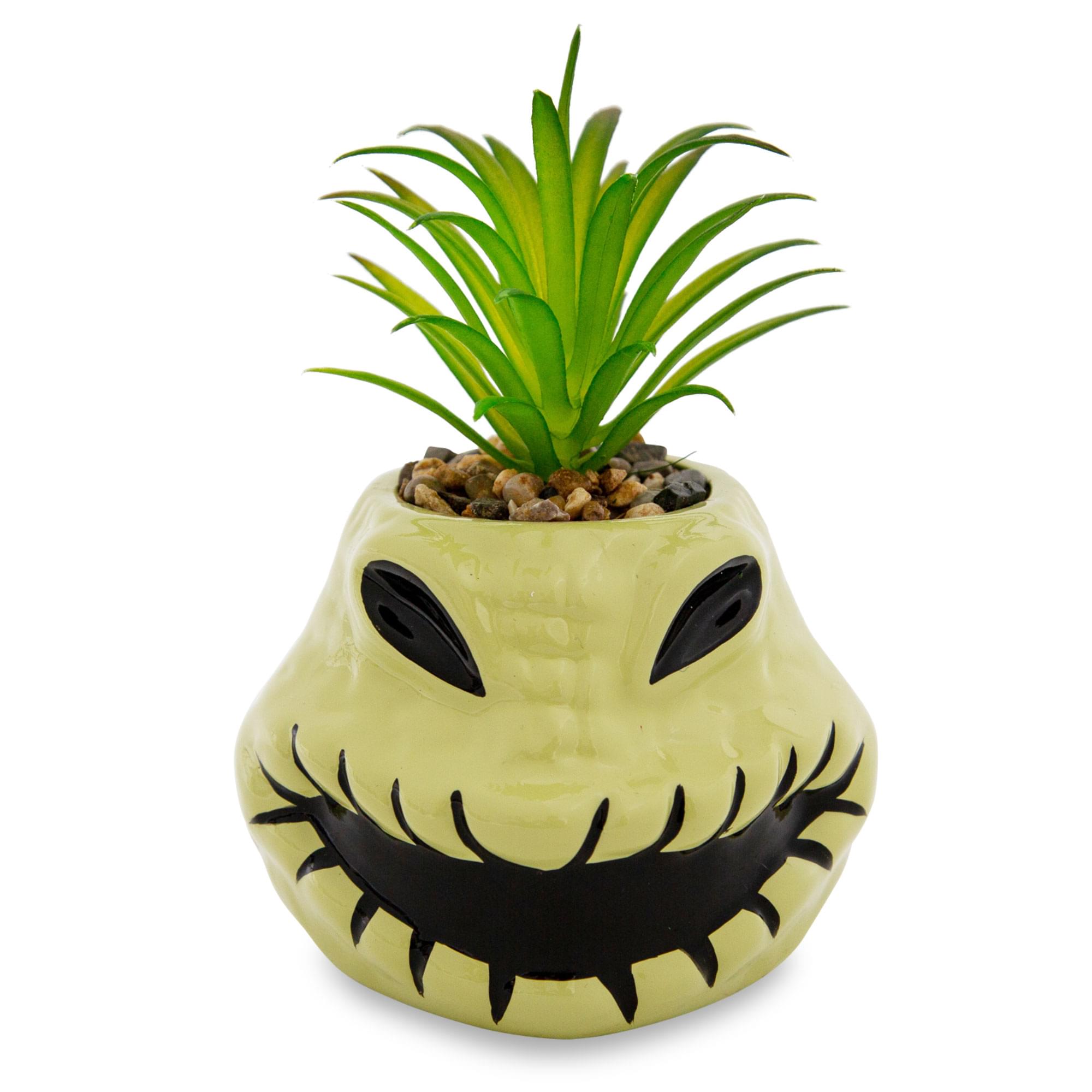 jack skellington plant pot Disney The Nightmare Before Christmas Oogie Boogie 5" Ceramic Mini Planter