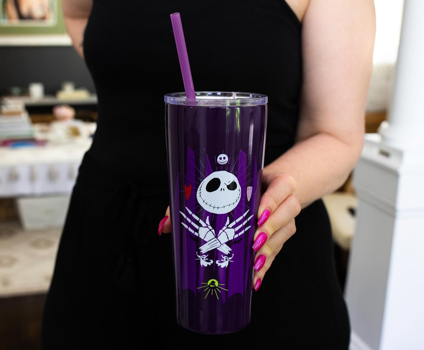 Disney The Nightmare Before Christmas Stainless Steel Tumbler | Holds 22 Ounce