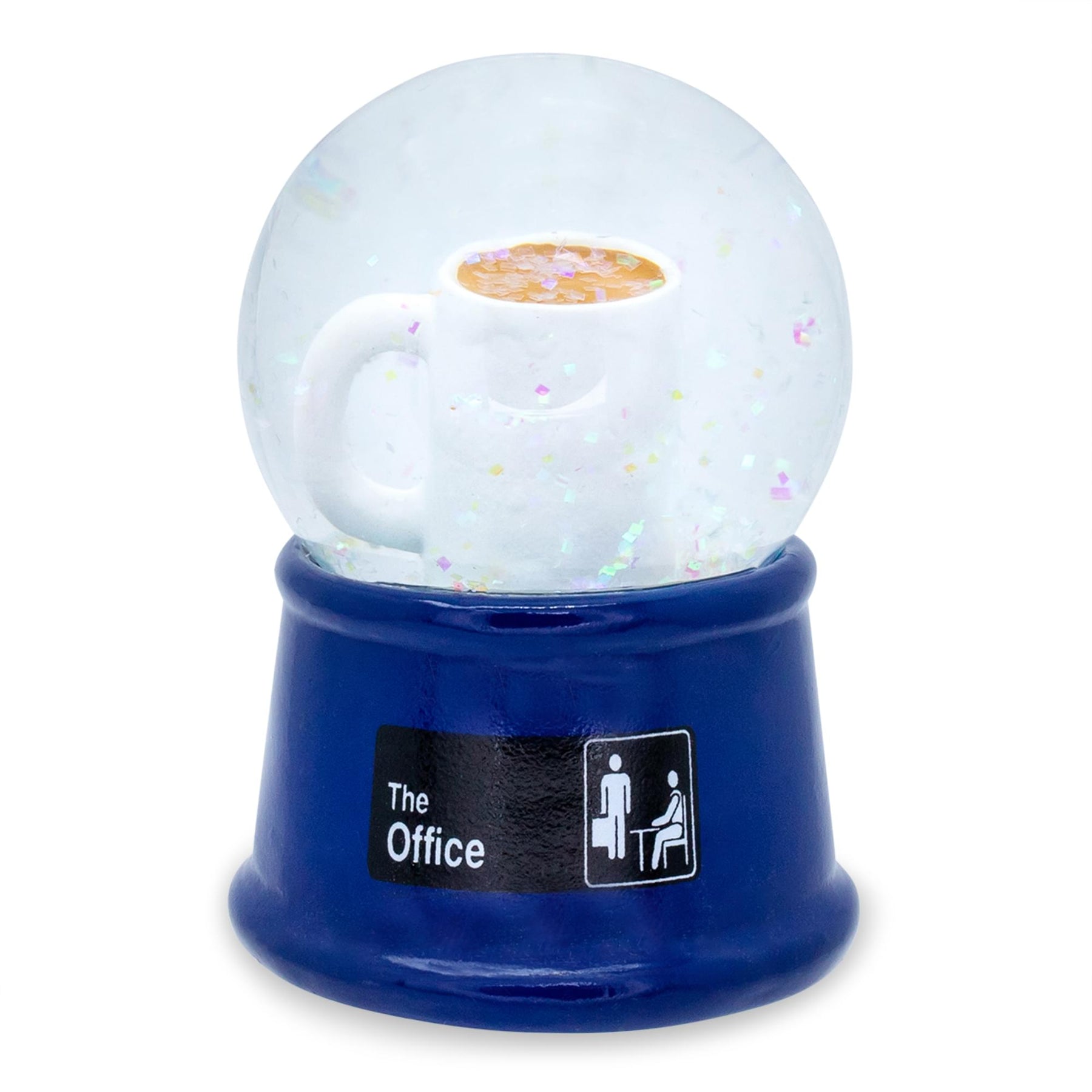 The Office "World's Best Boss" Mug 3-Inch Mini Light-Up Snow Globe