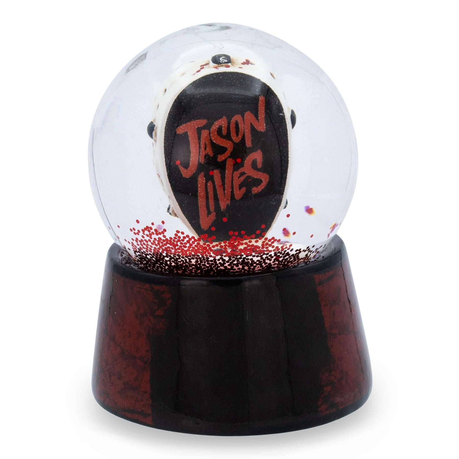Friday the 13th Jason's Mask Mini Snow Globe | 3 Inches Tall
