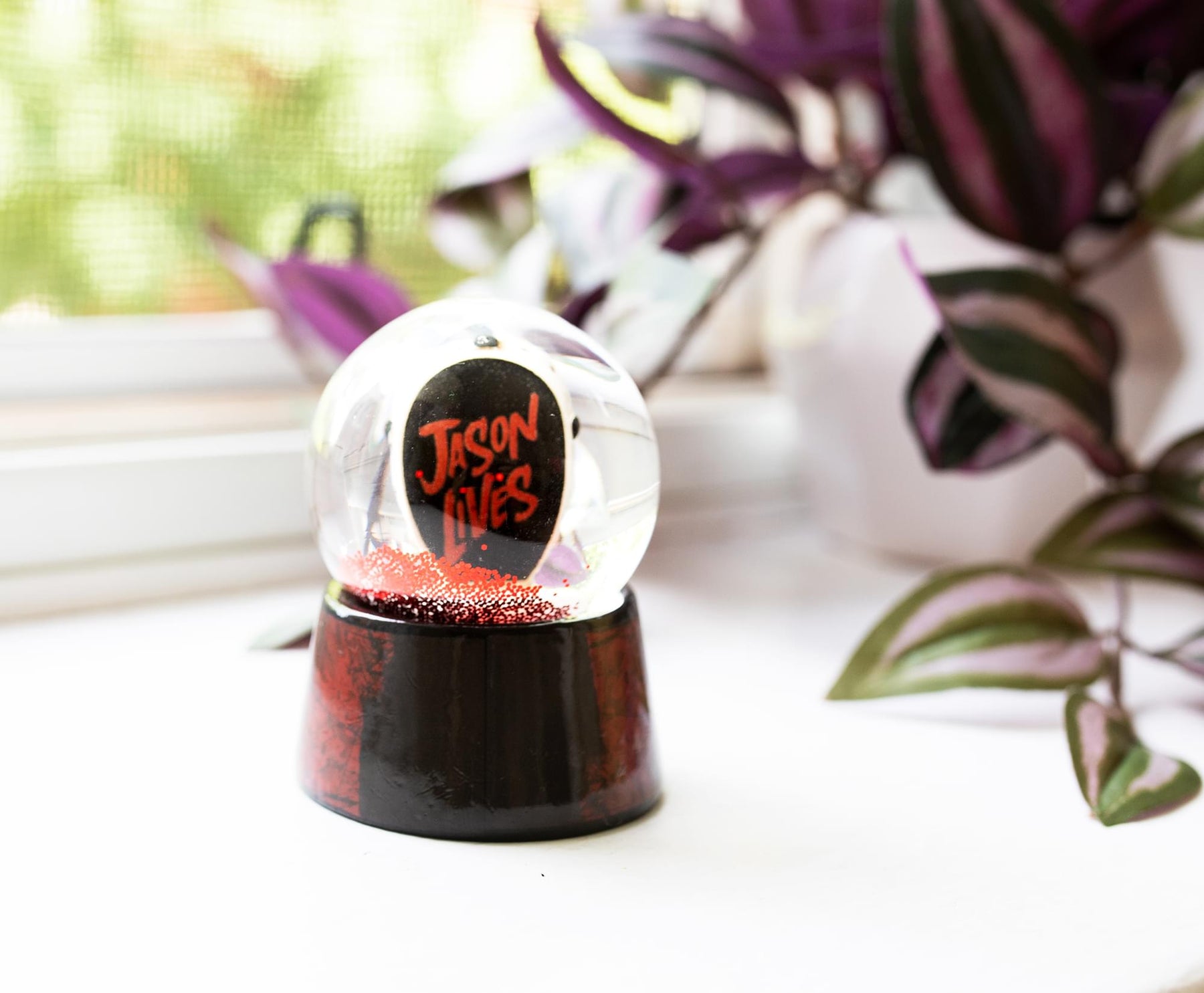 Friday the 13th Jason's Mask Mini Snow Globe | 3 Inches Tall