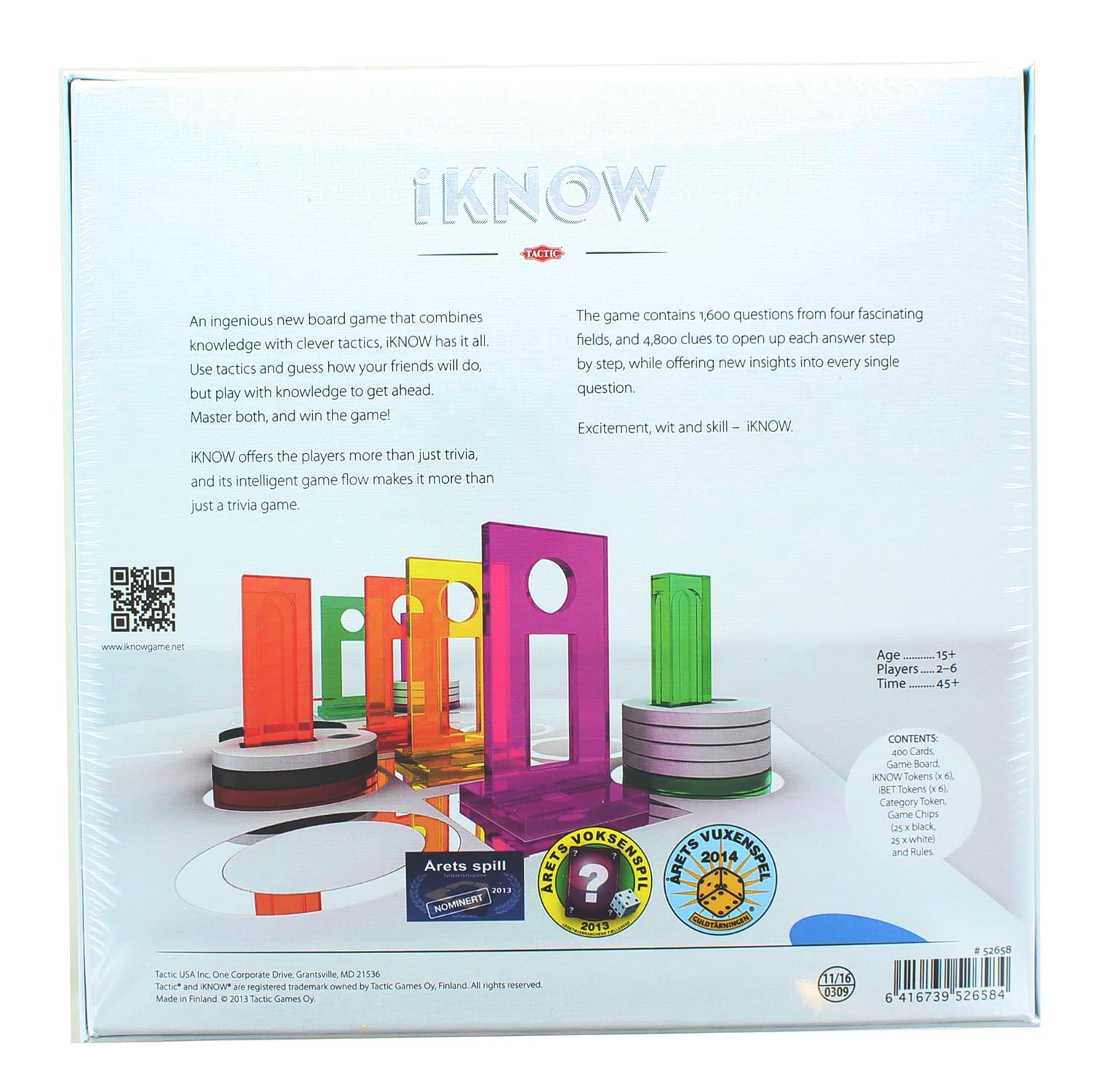 iKNOW Family Trivia Game | For 2-6 Players or Teams