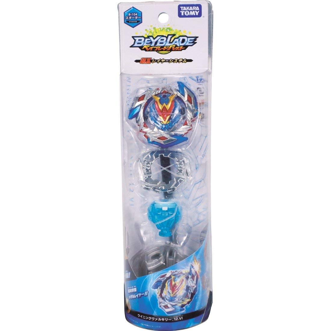 Beyblade Burst Takaratomy B-104 Winning Valkyrie Spin Top w/ Launcher