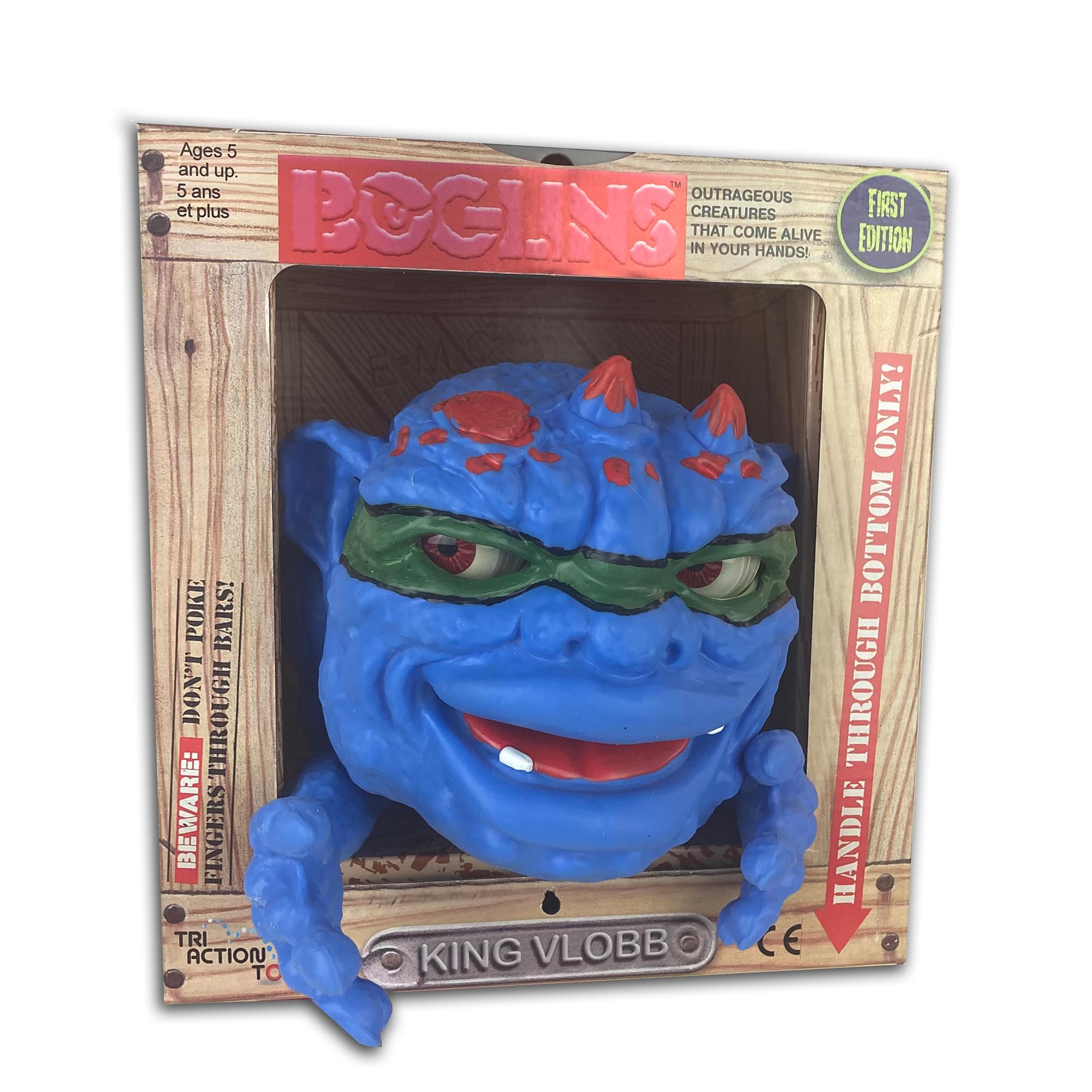 Boglins Foam Monster Puppet | Red Eyed King Vlobb | Free Shipping