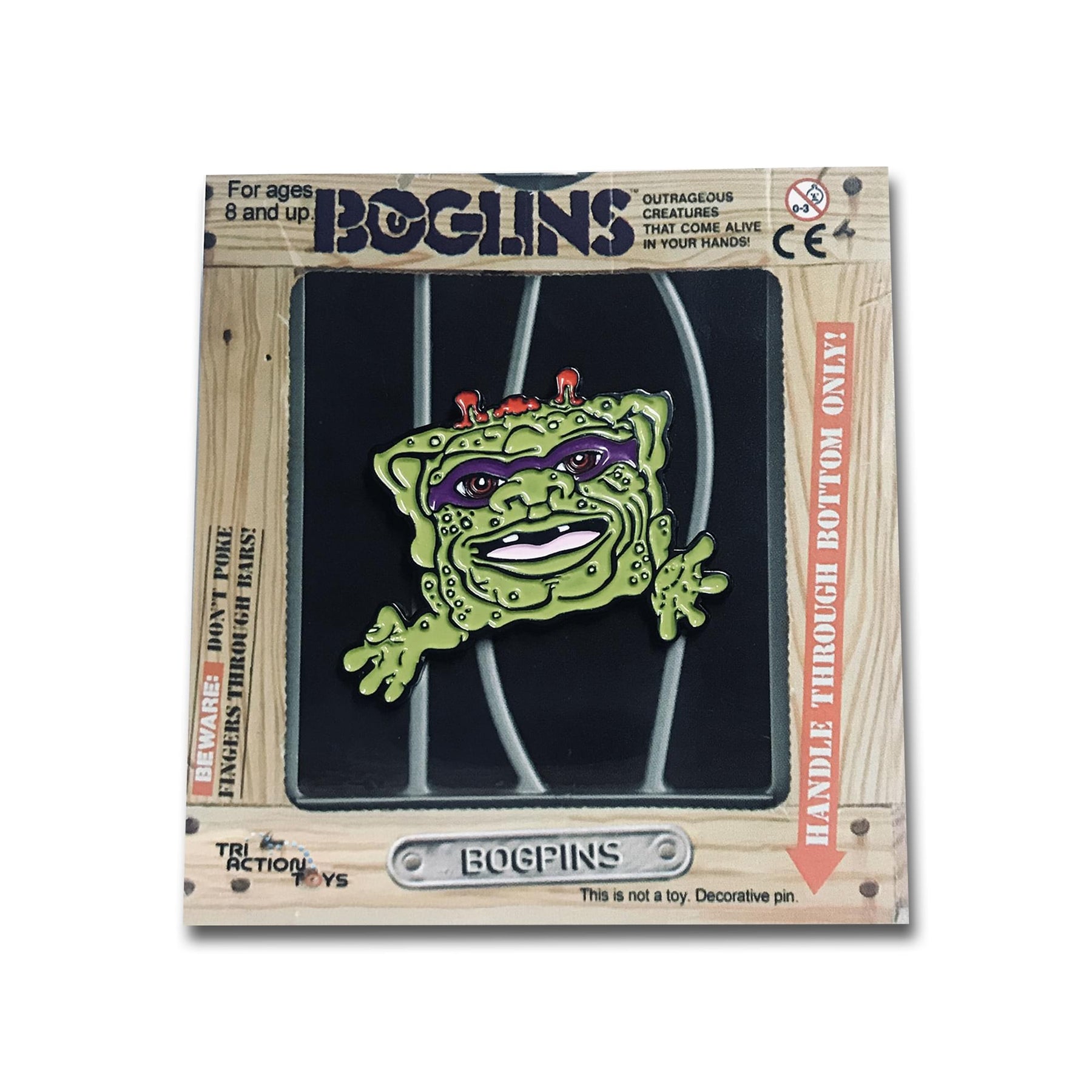 Boglins Red Eyed King Dwork Enamel Collector Pin