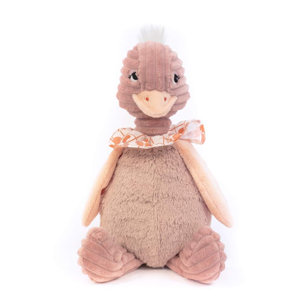 Les Deglingos Big Simply Plush Animal In Tube | Pomelos the Ostrich