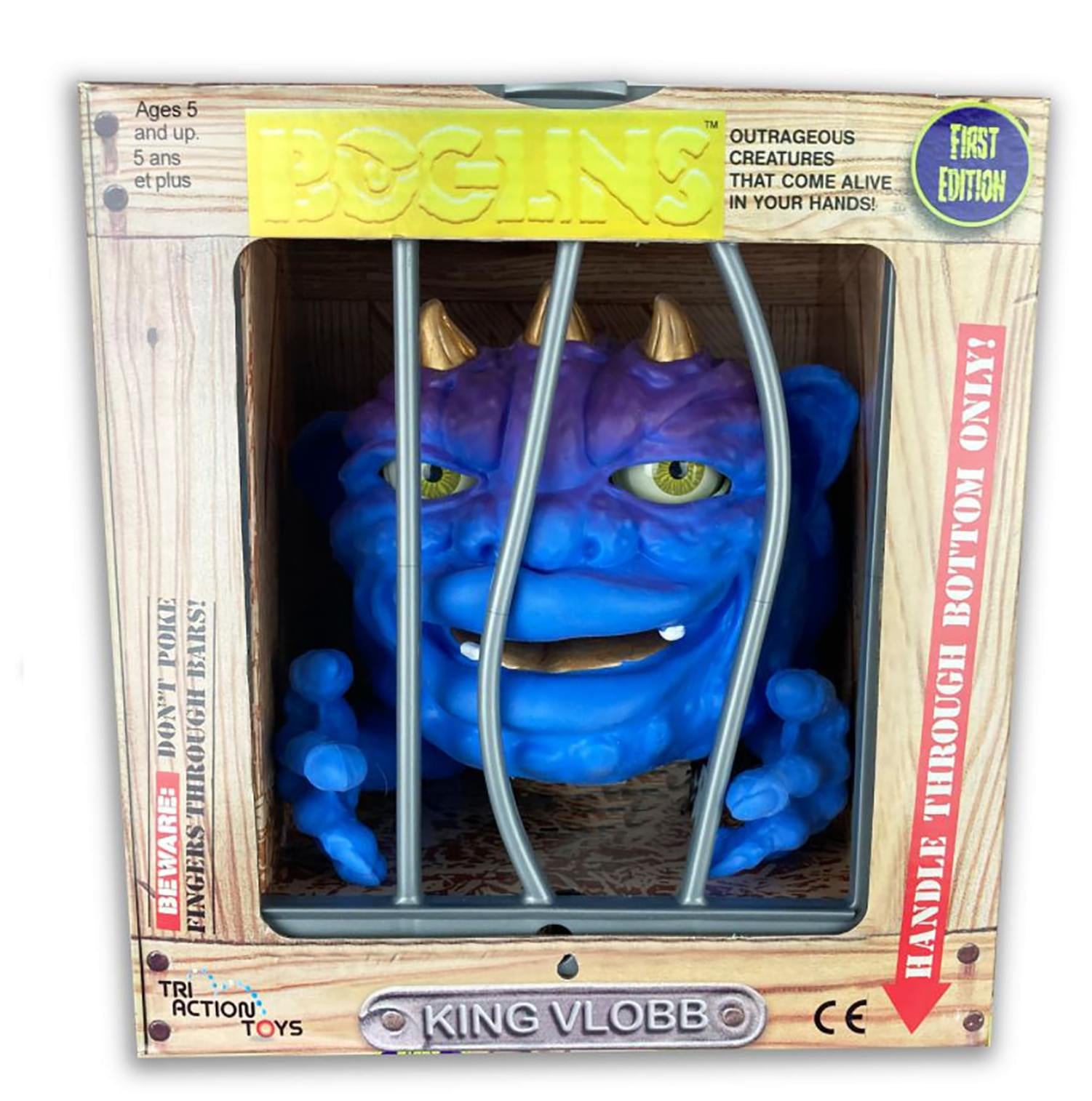 Boglins Foam Monster Puppet | Gold Horned King Vlobb