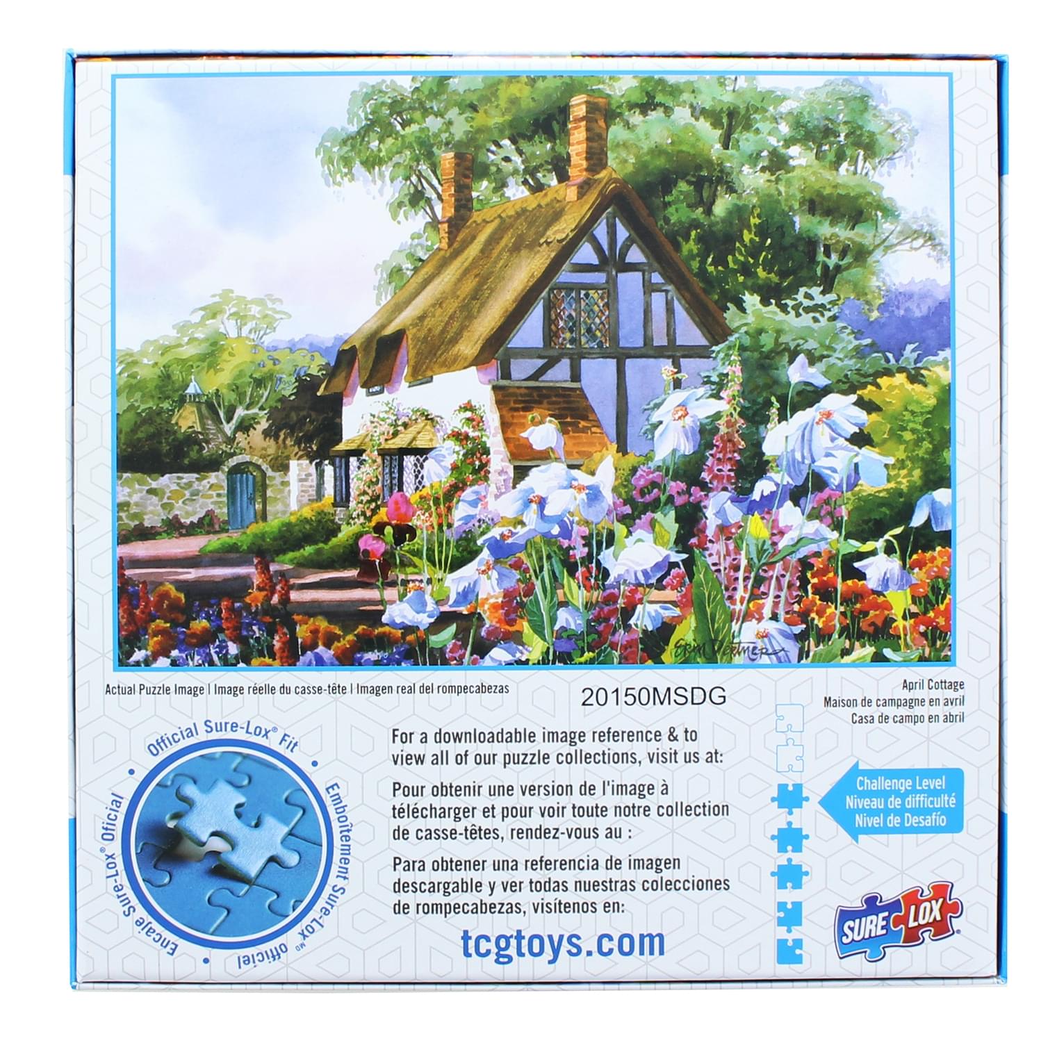 Manors & Cottages 1000 Piece Jigsaw Puzzle | April Cottage
