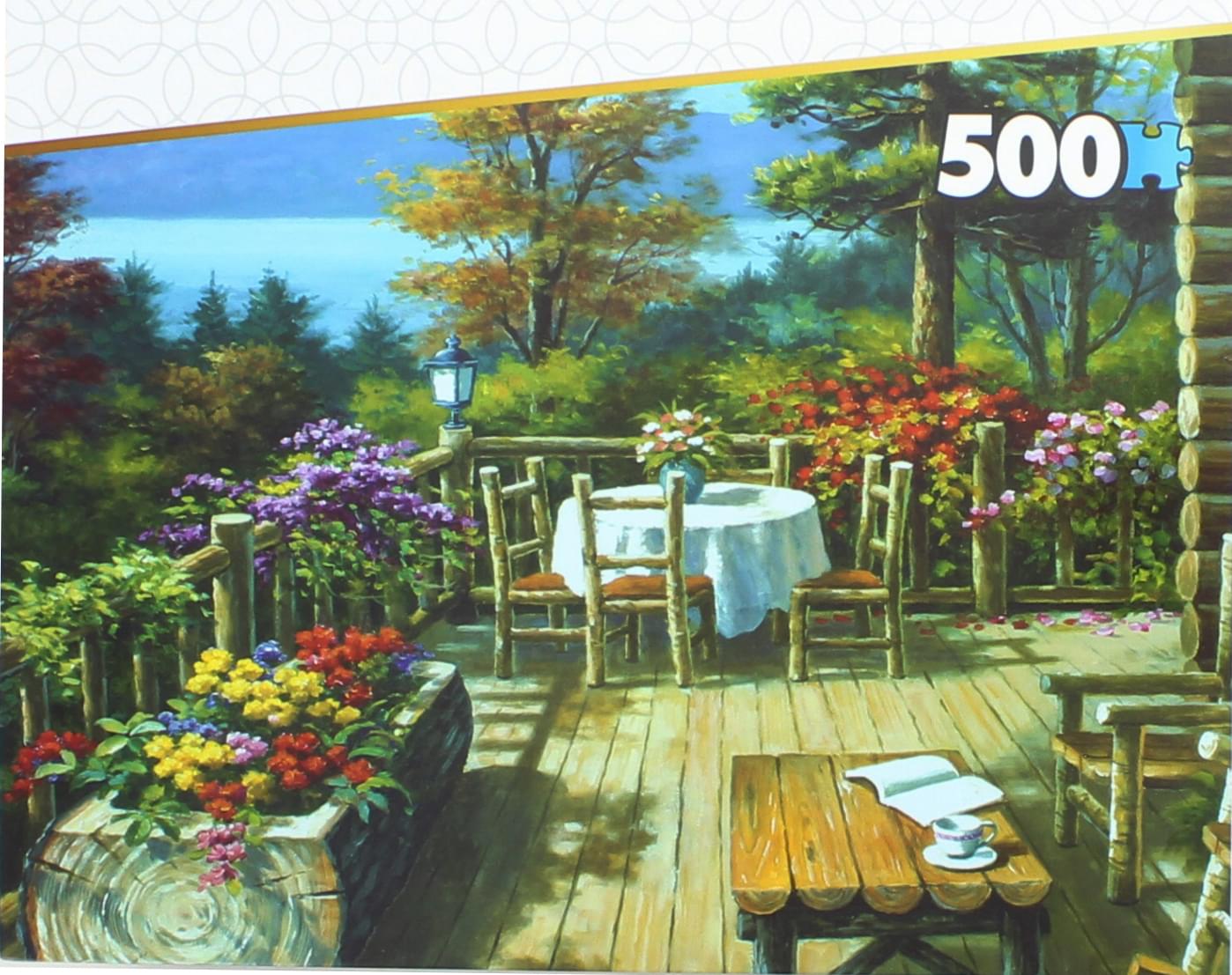 Set of 2 Keepsakes 500 Piece Jigsaw Puzzles | Mountain Cabins