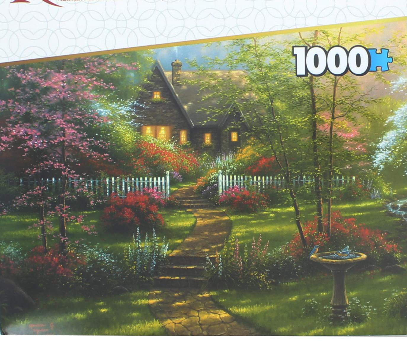 Set of 2 Keepsakes 1000 Piece Jigsaw Puzzles | Colorful Cottages