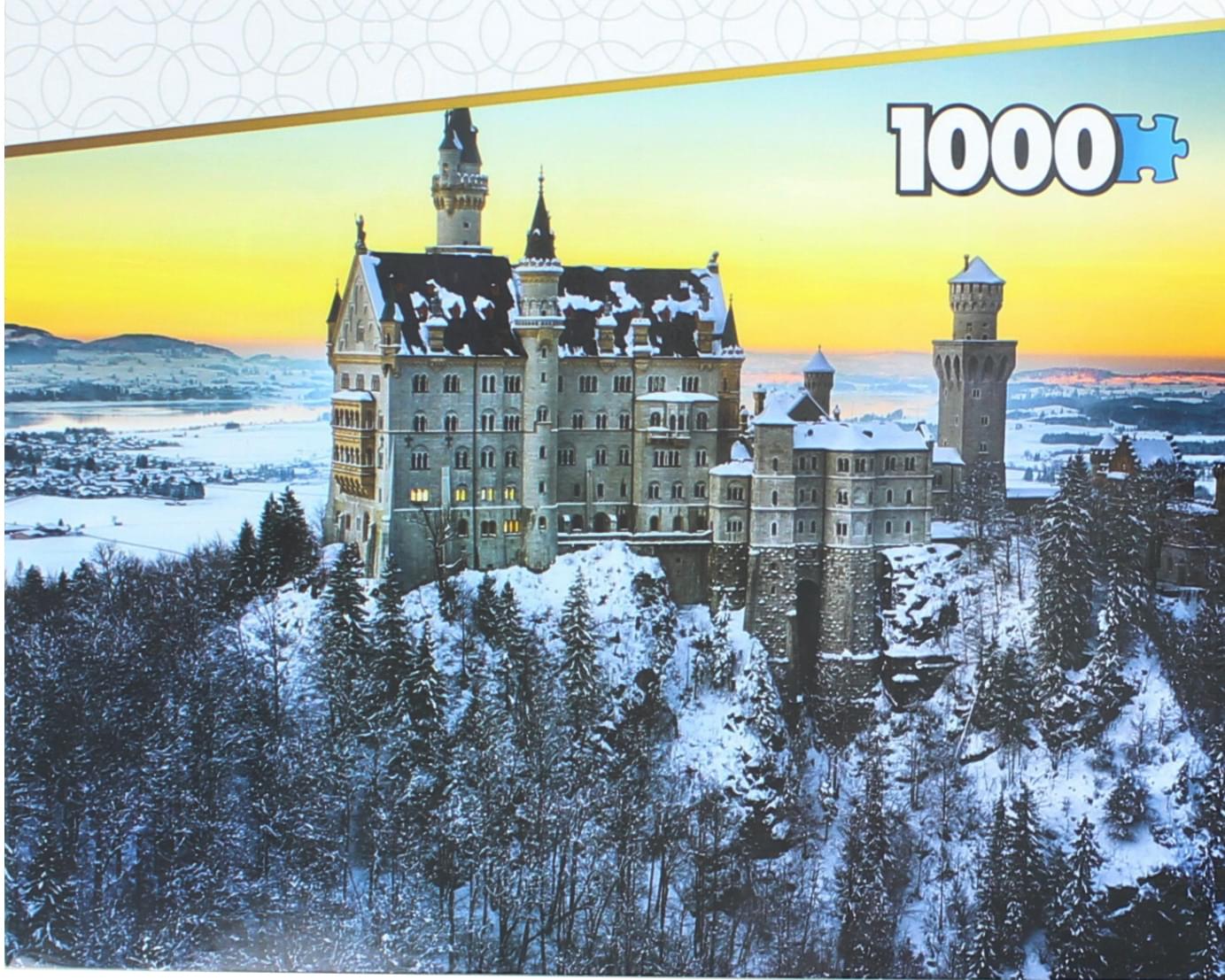 Set of 2 Keepsakes 1000 Piece Jigsaw Puzzles | Neuschwanstein Castle / Taj Mahal