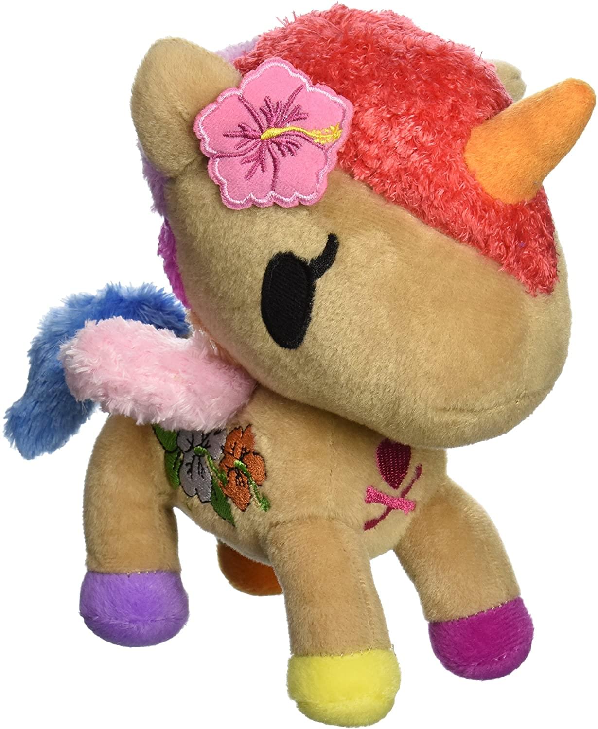 Flower unicorno tokidoki plush keychain