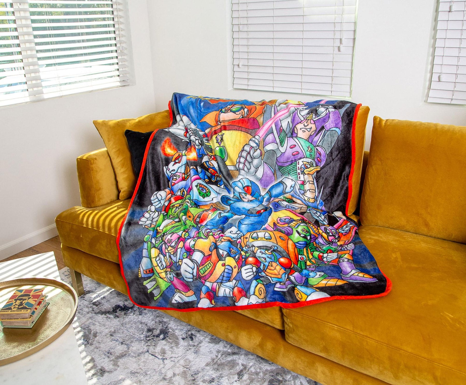 Mega Man X Fleece Throw Blanket | 45 x 60 Inches