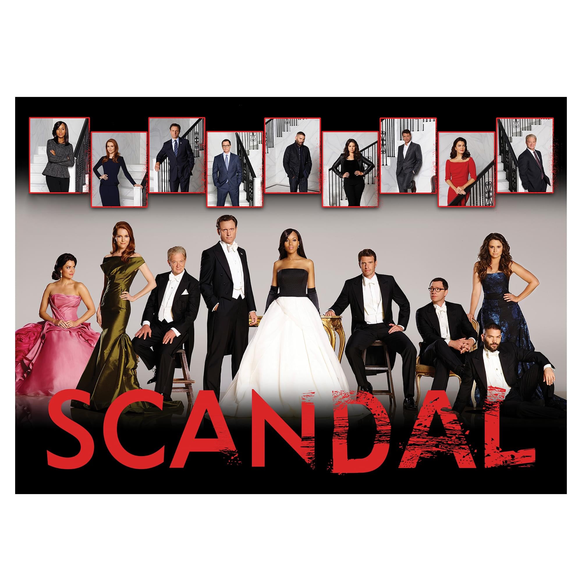Scandal Cast Collage 1000 Piece Jigsaw Puzzle | Free Shipping