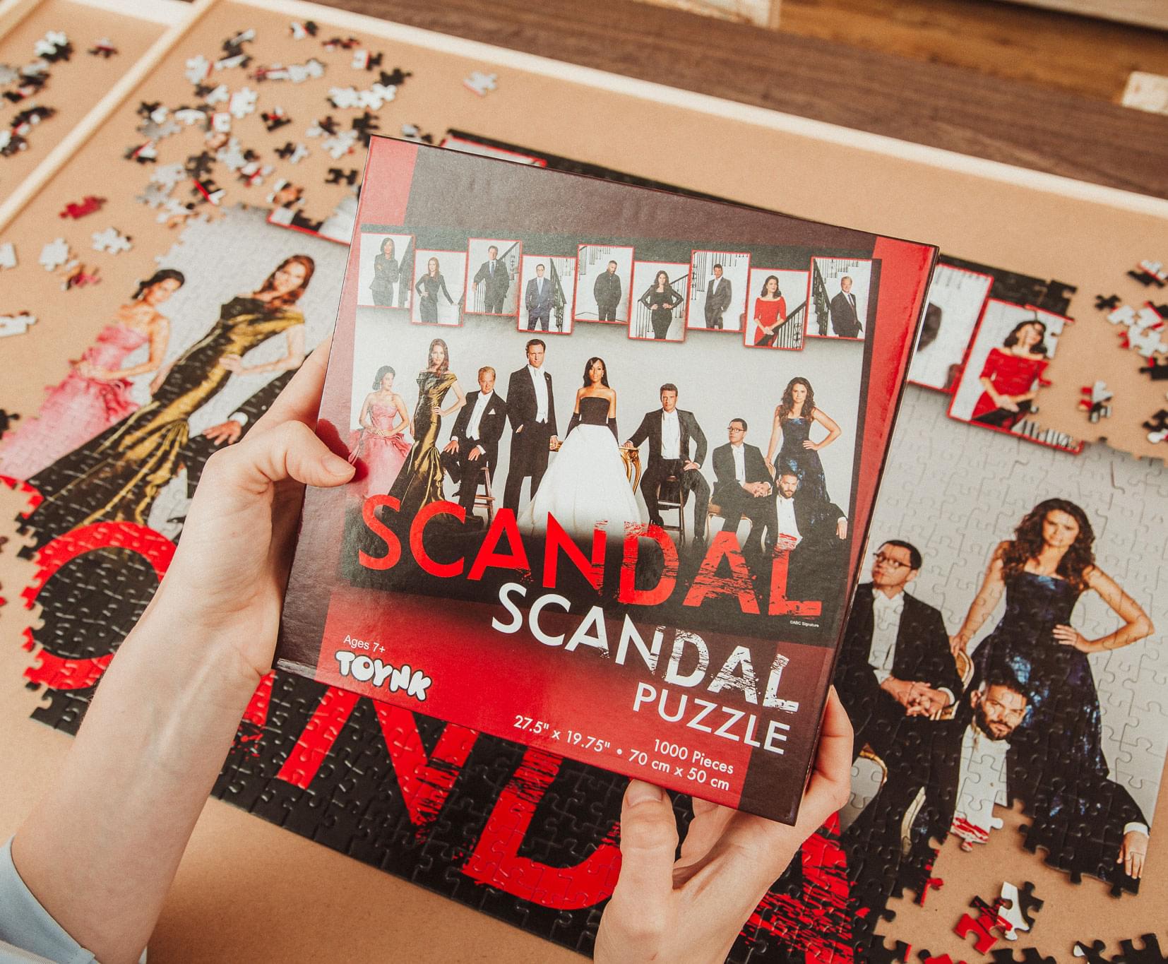 Scandal Cast Collage 1000 Piece Jigsaw Puzzle