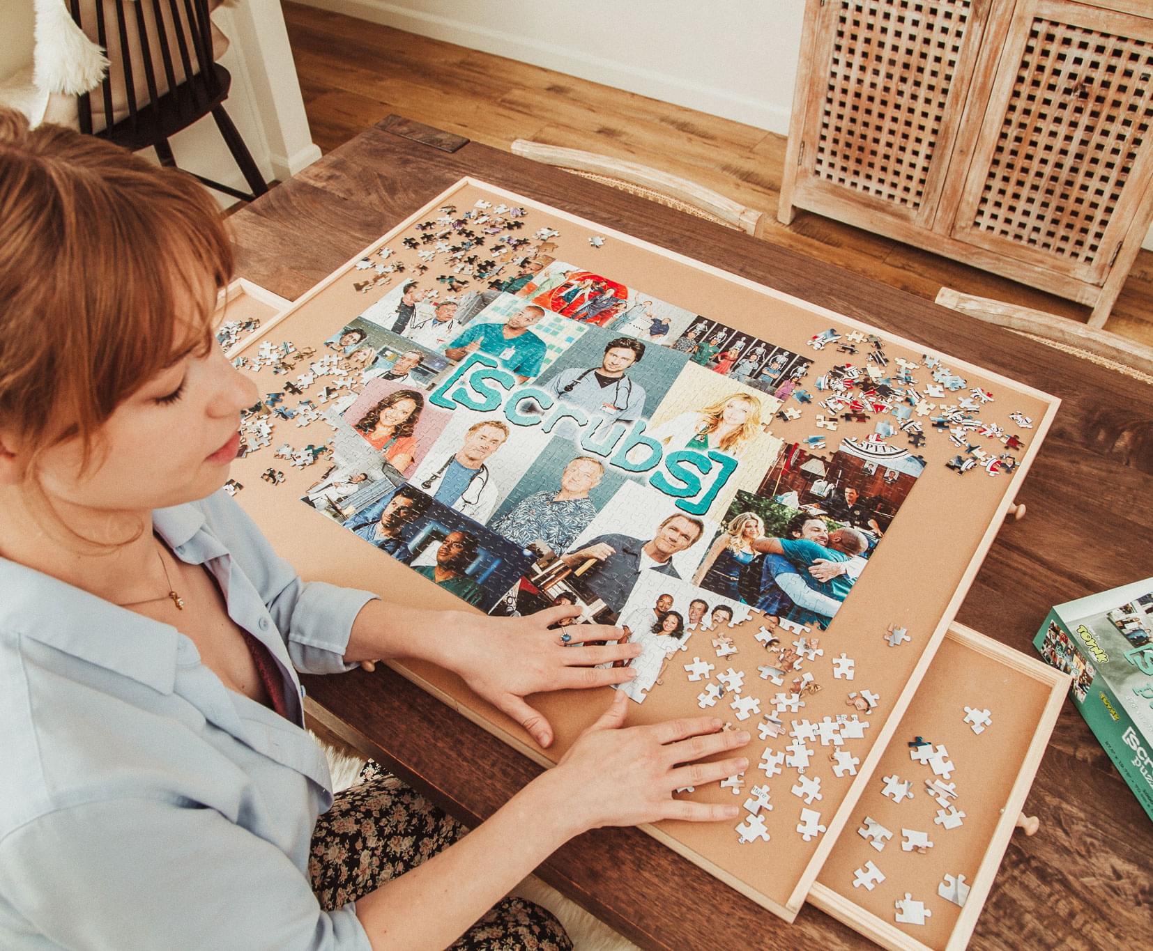 Scrubs Cast Collage 1000 Piece Jigsaw Puzzle
