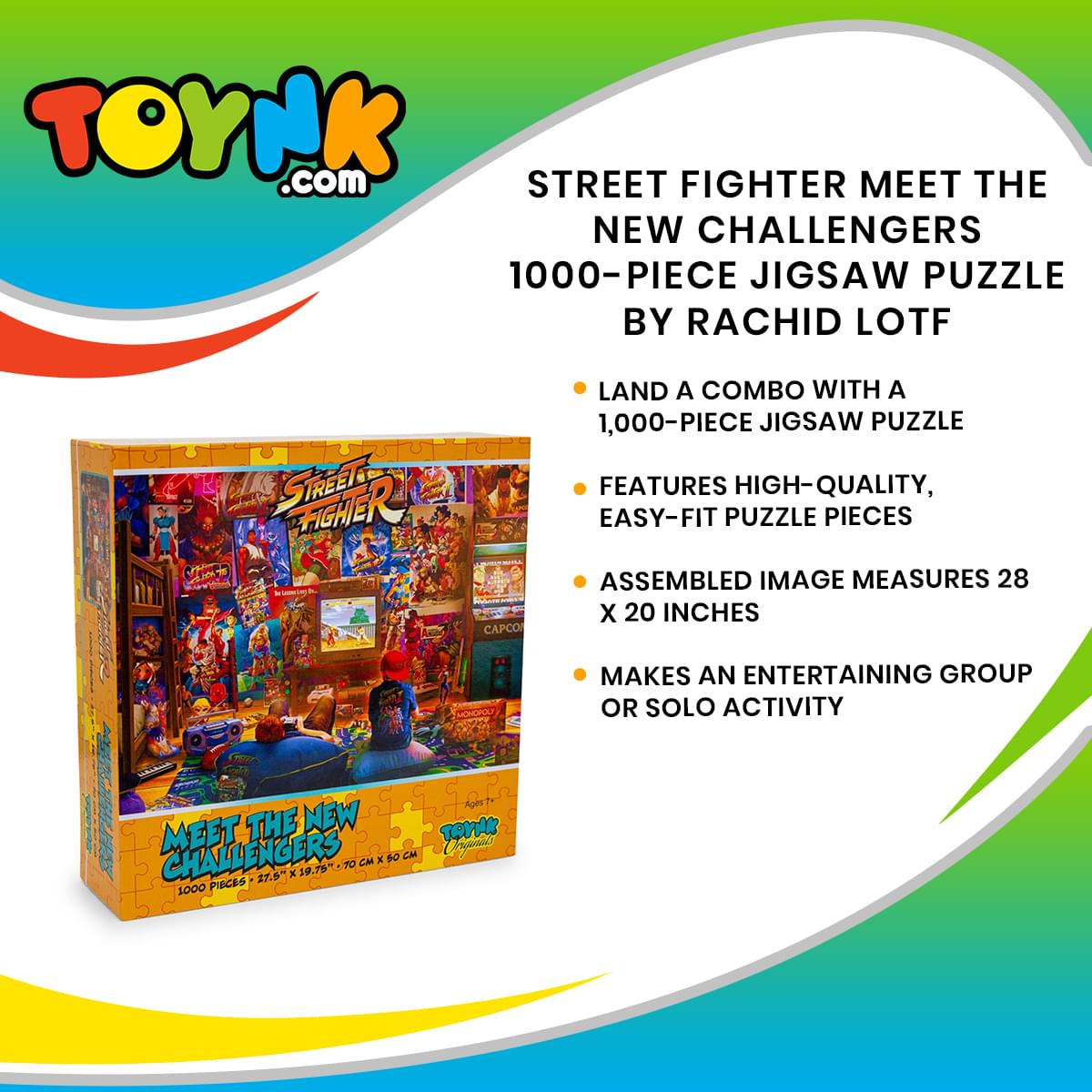 Street Fighter Meet the New Challengers 1000 Piece Jigsaw Puzzle