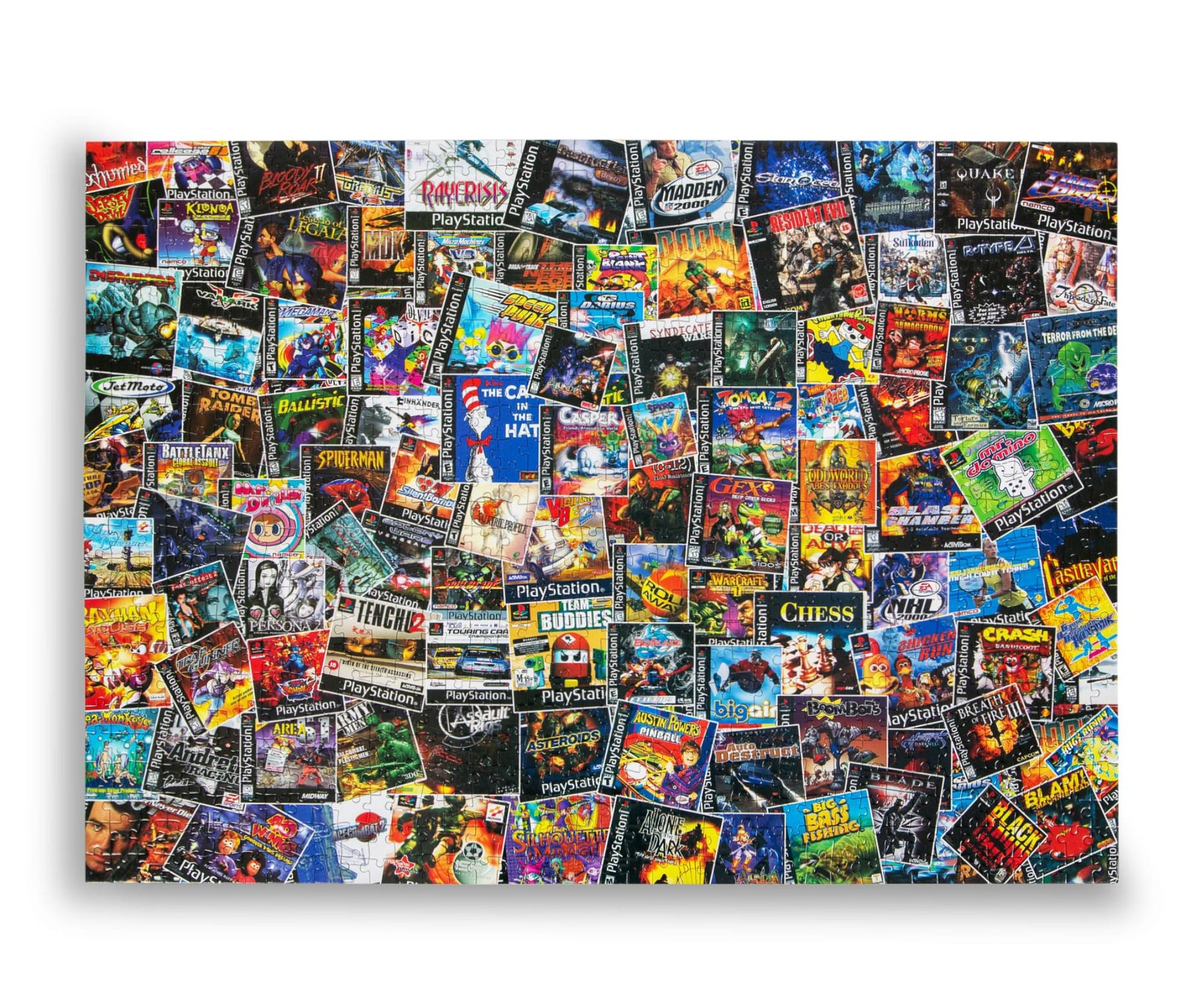 PlayStation Video Game Box Collage 1000-Piece Jigsaw Puzzle