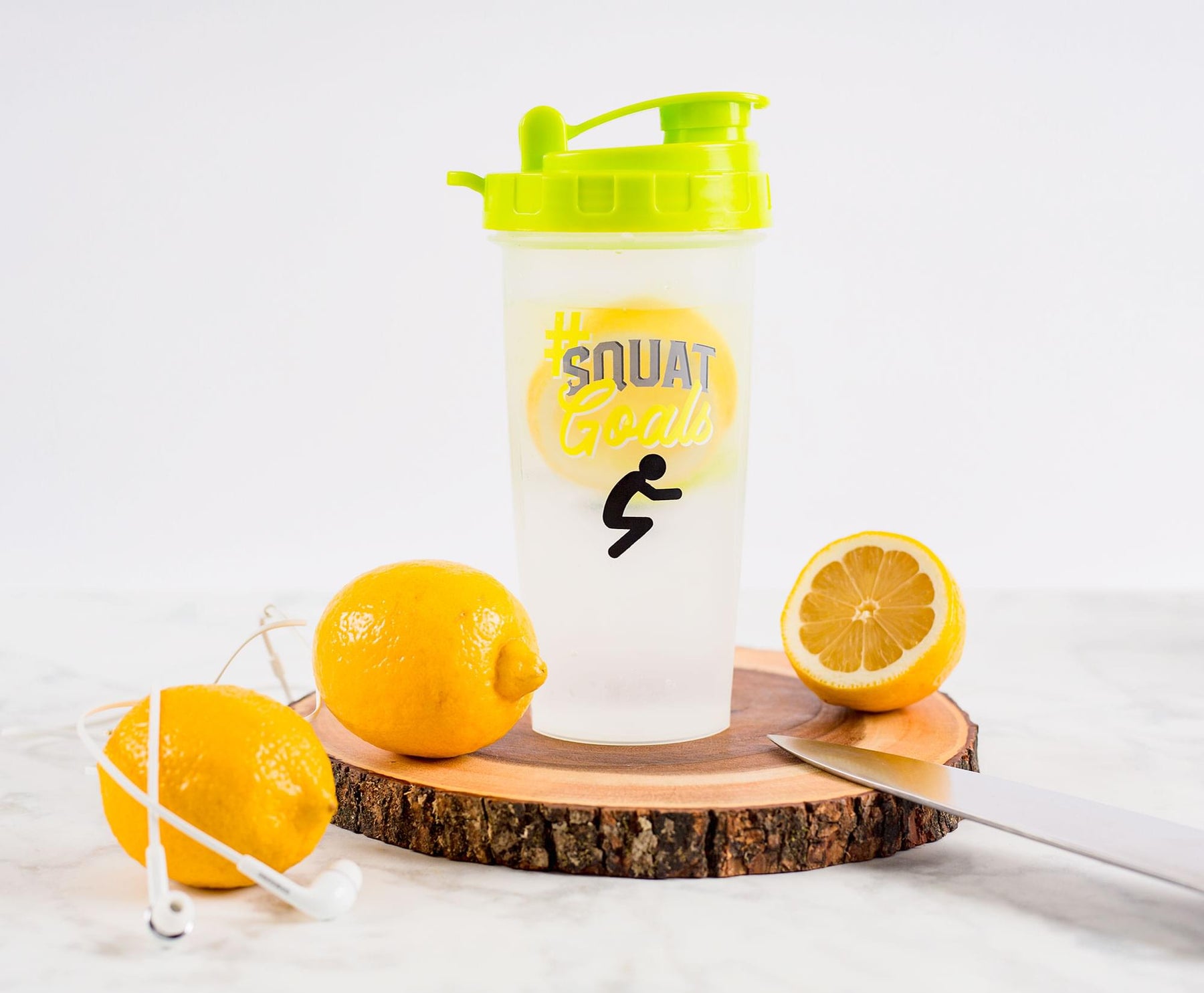 "#SquatGoals" Plastic Shaker Bottle | Holds 20 Ounces