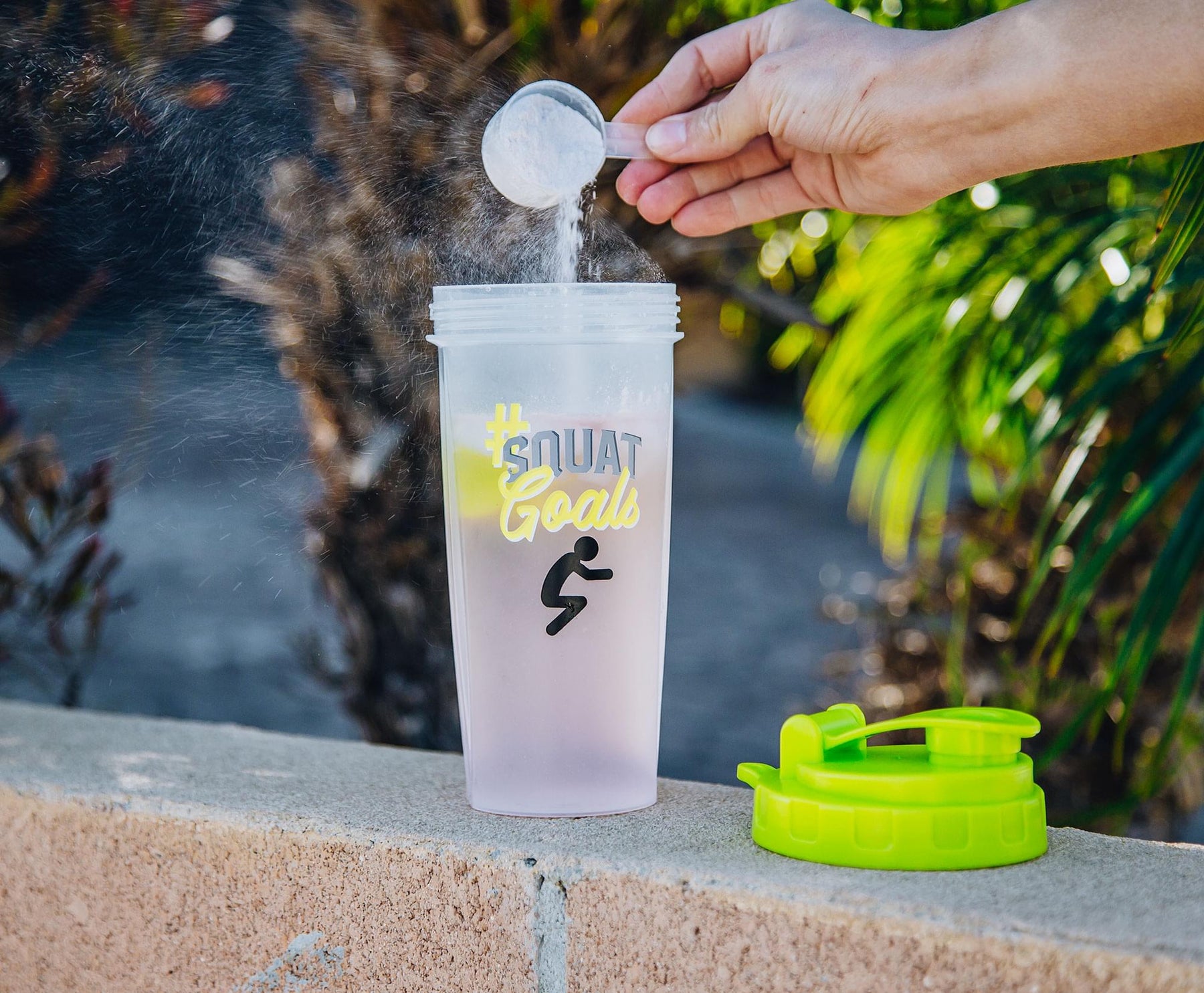 "#SquatGoals" Plastic Shaker Bottle | Holds 20 Ounces