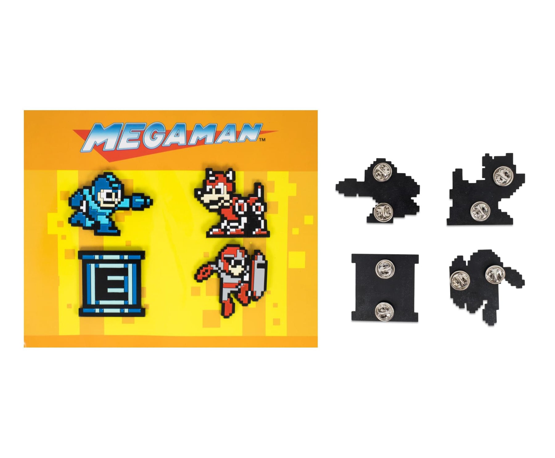 Mega Man Collectible Enamel Pins | Set of 4 | Toynk Exclusive