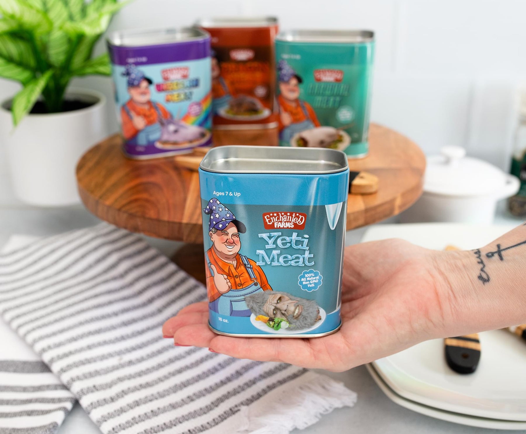 Canned Meat Yeti Plush Toy Gag Gift | Toynk Exclusive