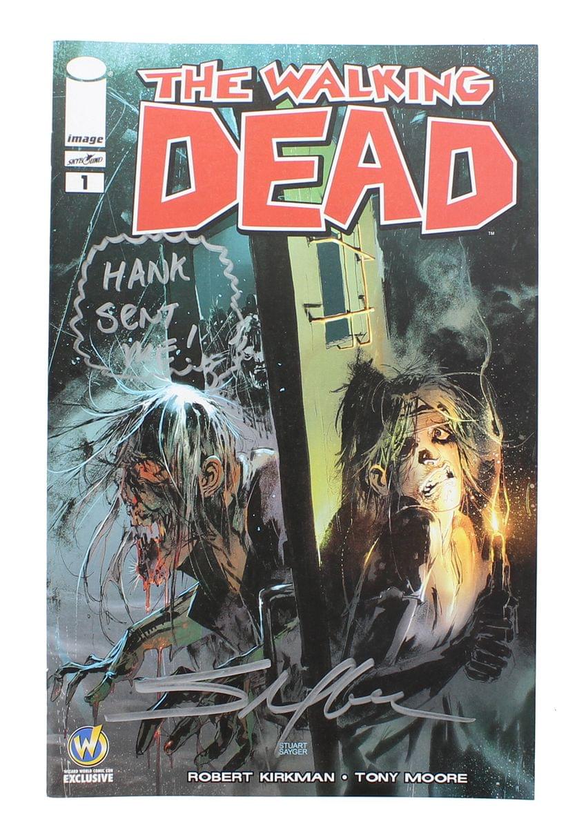 The Walking Dead #1 WW Columbus Color Cover AUTOGRAPHED Free Shi