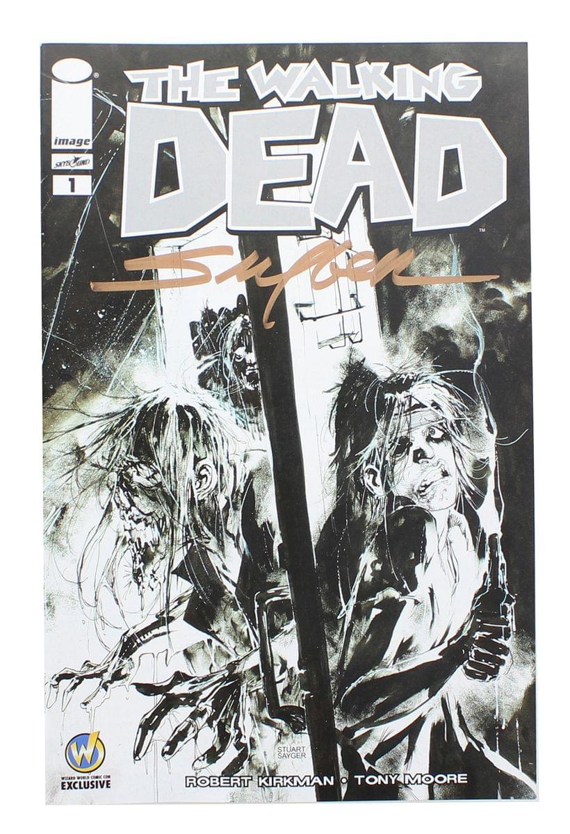 Image Comics The Walking Dead #1 | WW Columbus B&W Cover | AUTOGRAPHED